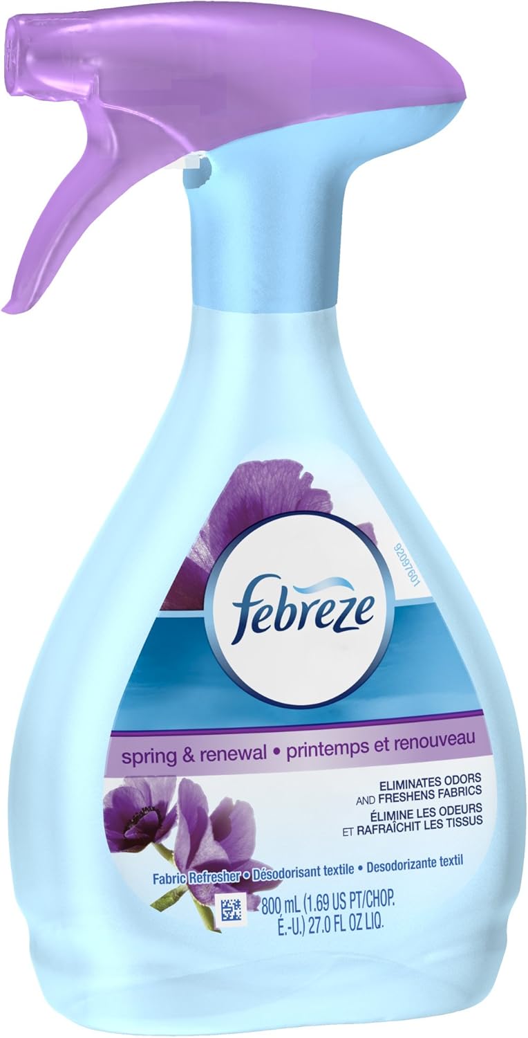 Febreze Fabric Refresher/Odor Eliminator, Spring and Renewal, 27 Oz Spray Bottle