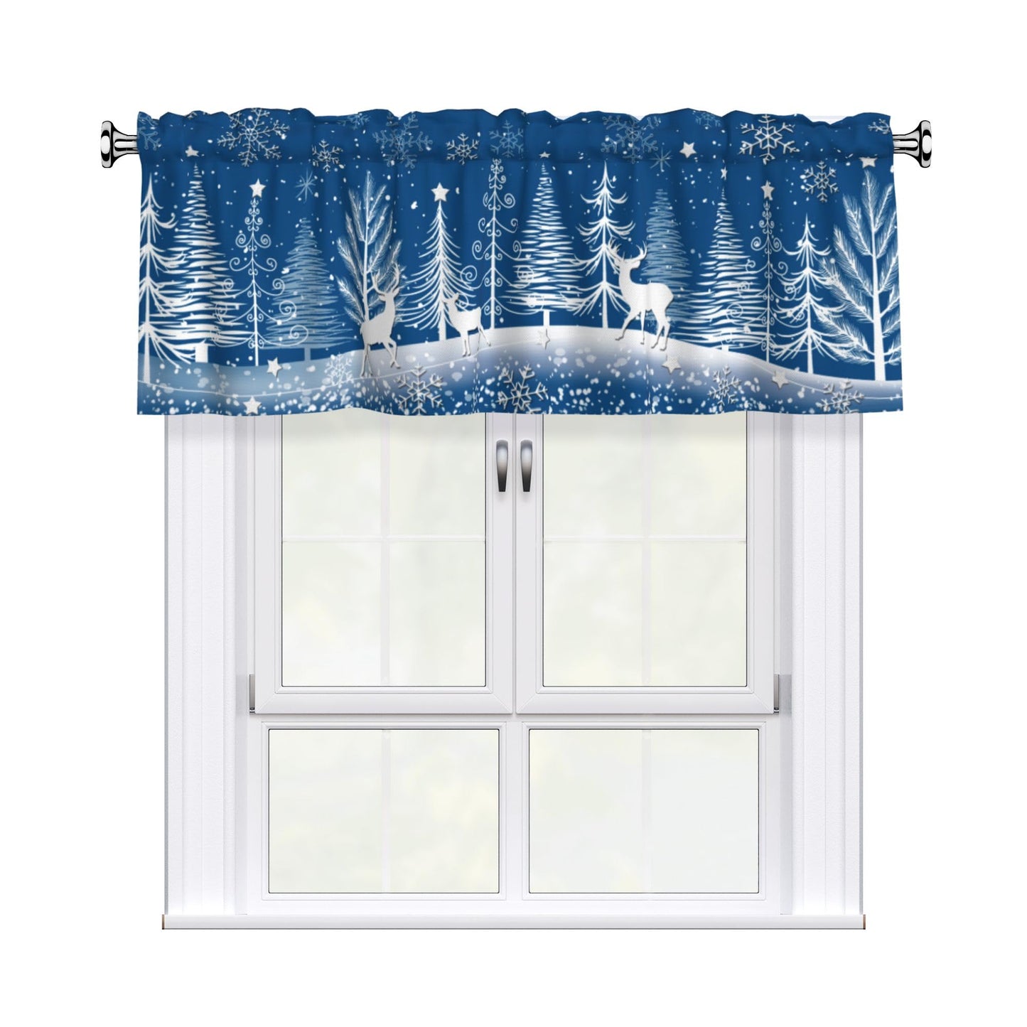 Easter Valances for Windows - Pink Spring Cafe Curtains Floral Bunny Short Curtains for Living Room Bathroom Bedroom Basement BST202