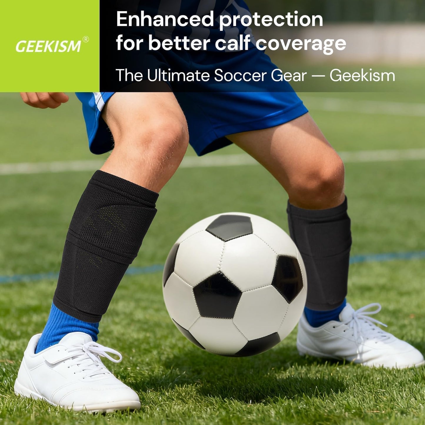 Soccer Shin Guards for Youth Kids Toddler - Soccer Shin Pads for Teens & Men, Protective Football Gear for 3-16 Years Boys Girls & Adult, World Cup Lightweight Soccer Equipment WN420