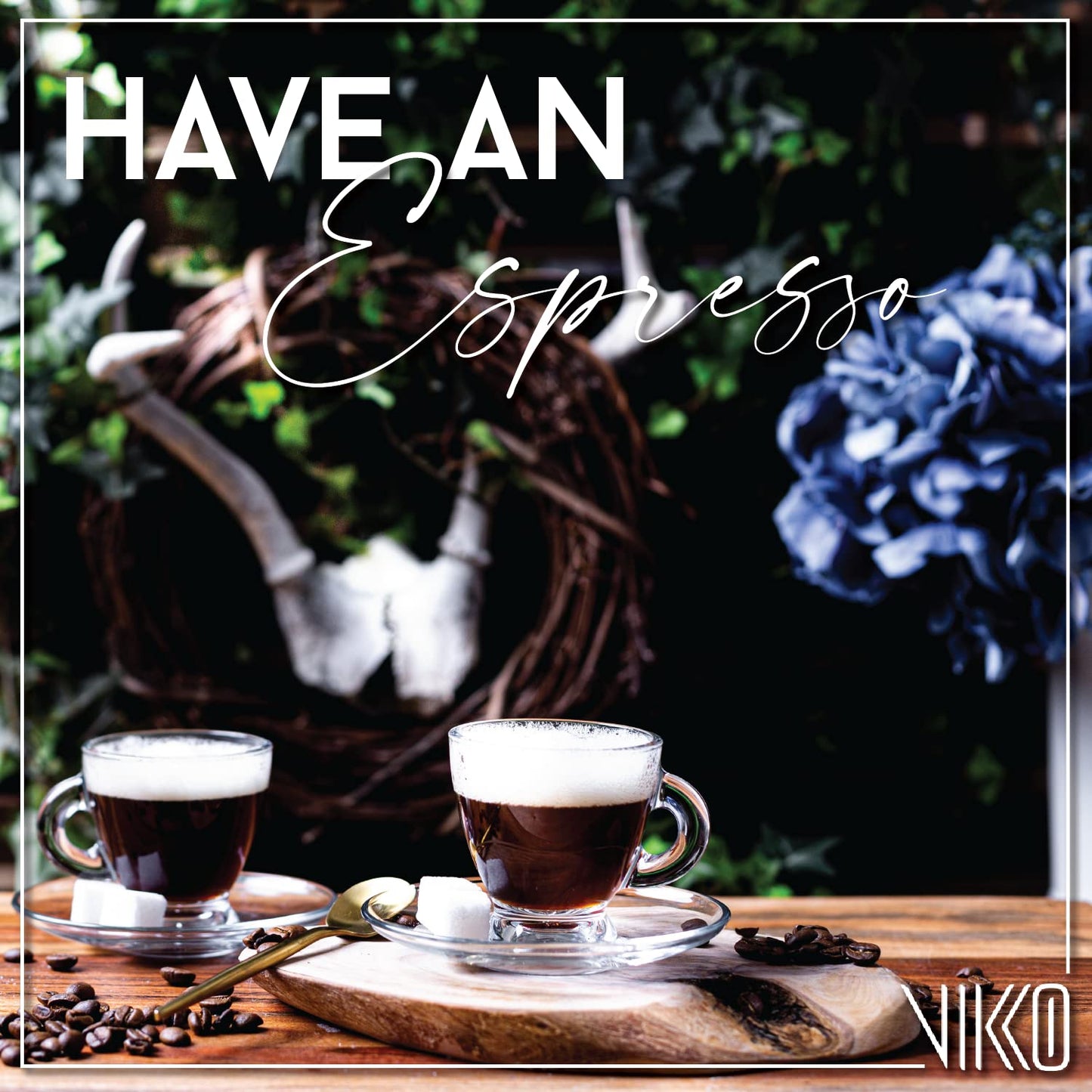Vikko Espresso Cups, 3.25 Ounce Small Coffee Mugs, Set of 4 Clear Glass Coffee Mug, Durable Dishwasher Safe Glass Cups for Coffee or Tea BST220