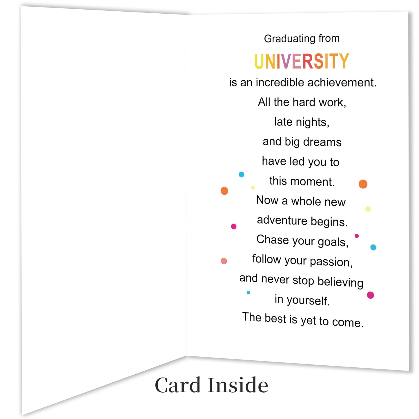 College Graduation Gifts Card for Women Men,Funny 2026 College Graduation Card Gifts Decorations for Son Daughter Granddaughter Grandson Niece Nephew Him Her BST220