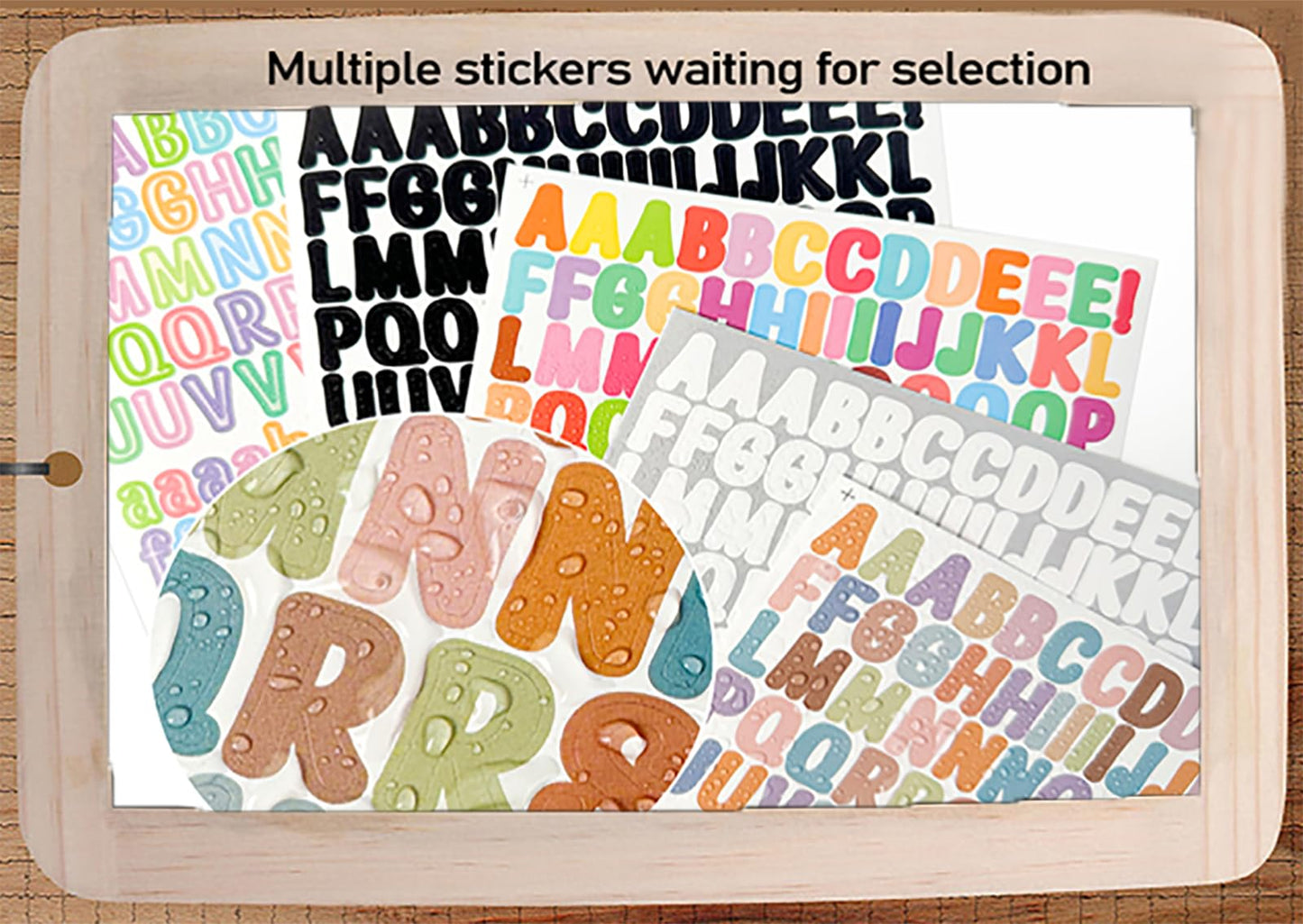 10 Sheets 0.5 Inch Letter Stickers, 1540 Alphabet and Number Labels for Students, Teachers, Journals, Cups, Notebooks, Folders, DIY School Projects, Bullet Planners, Arts and Crafts BST220