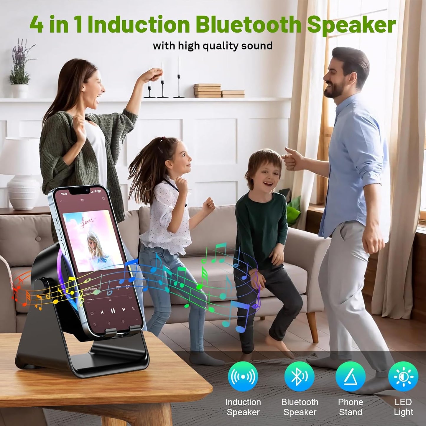 Dohelly Speaker 026 Wireless Induction Bluetooth Speaker 82