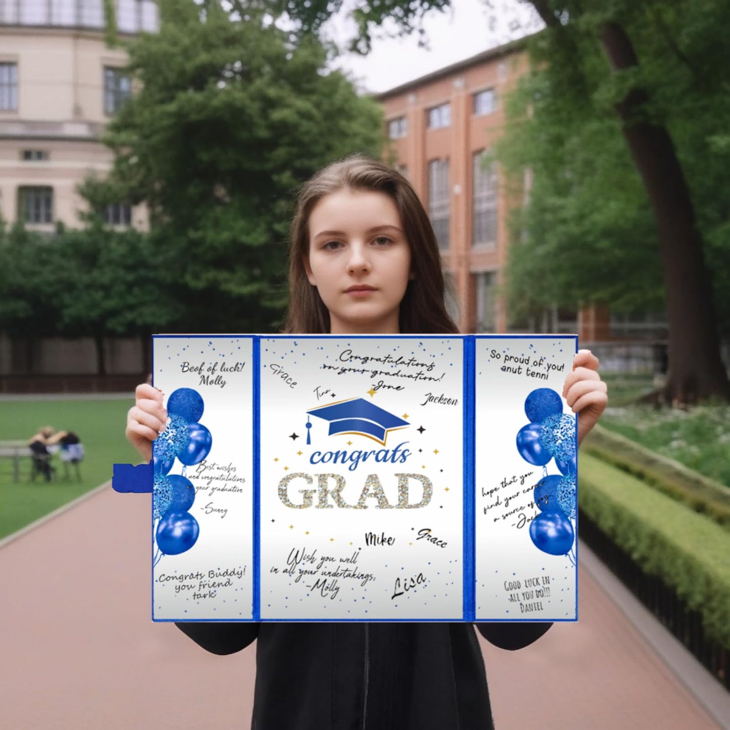 SIHPTO Graduation Guest Book 2026 College Graduation Party Decorations,Red Graduation Signature Book,Class of 2026 Congrats Grad Guest Book Alternative, Graduation Gifts for Her Him BST326L