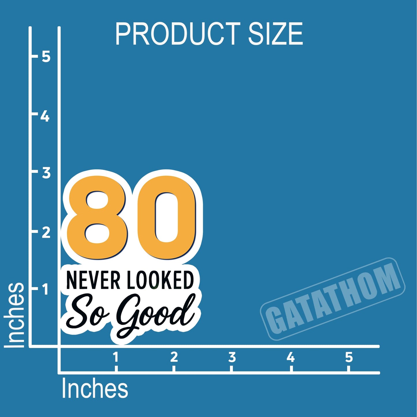 (3PCS) 83 Never Looked So Good Sticker – Happy 83th Birthday, Waterproof Vinyl Decals for Party Decor, Scrapbooking, Water Bottles, Laptops, Size 3" x 2.5" BST202