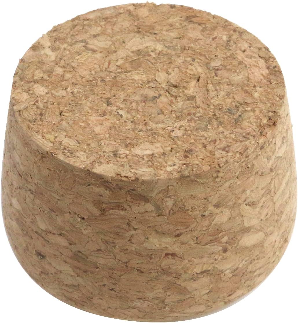 Wooden Cork Plugs,Corks Stoppers Soft Wood Wine Bottle Replacement Corks(2x1.85x1.38 Inch,5 PCS) BST326L