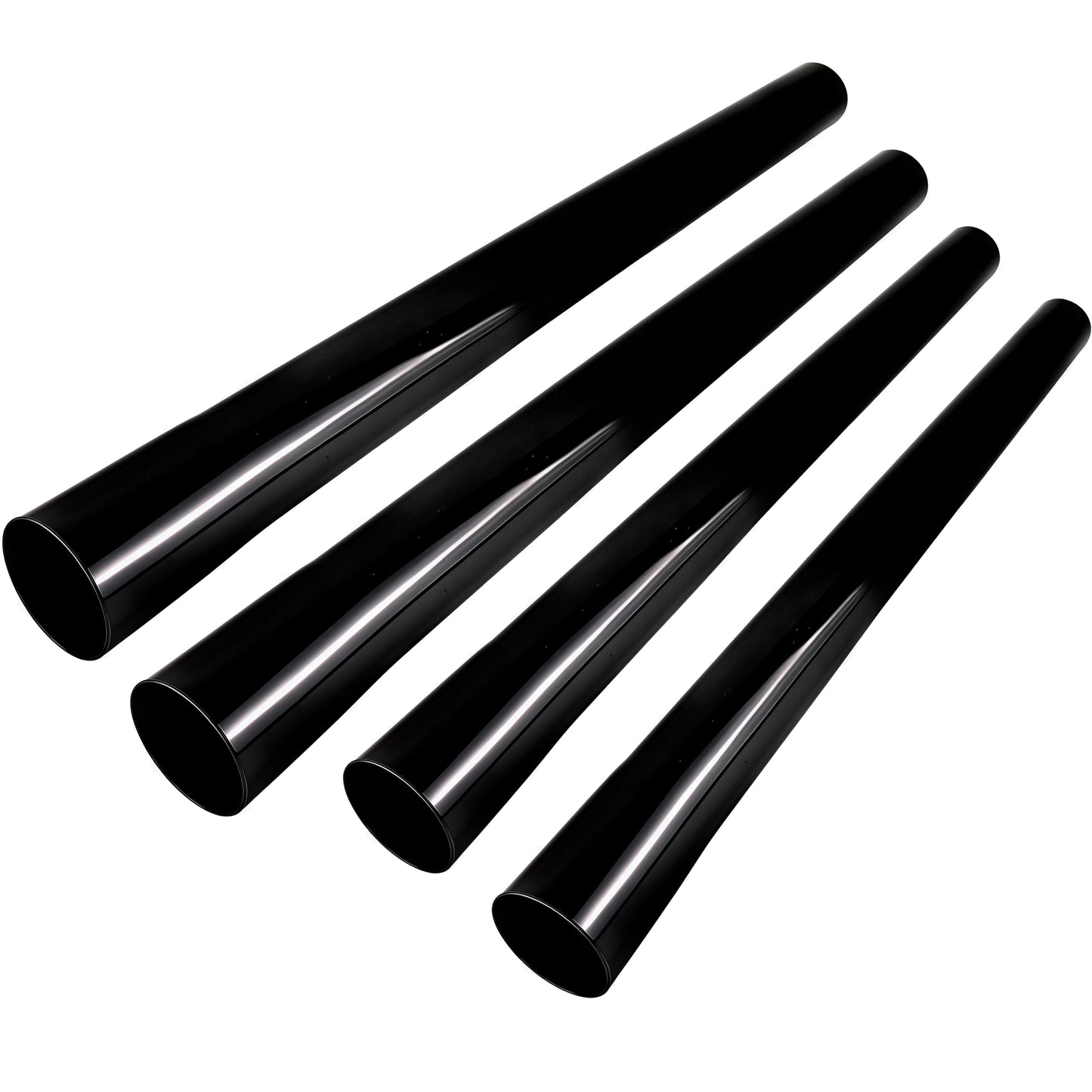 Vacuum Extension Tubes 2Pack, 1.25 Inch Diameter, 14.76" and 17.71" Length - Black | Compatible with 1-1/4 Inch Hose Wet/Dry Vacuum Cleaners | Versatile Tool (Black, 1 P14.76" +1 P 17.71 ") BST202