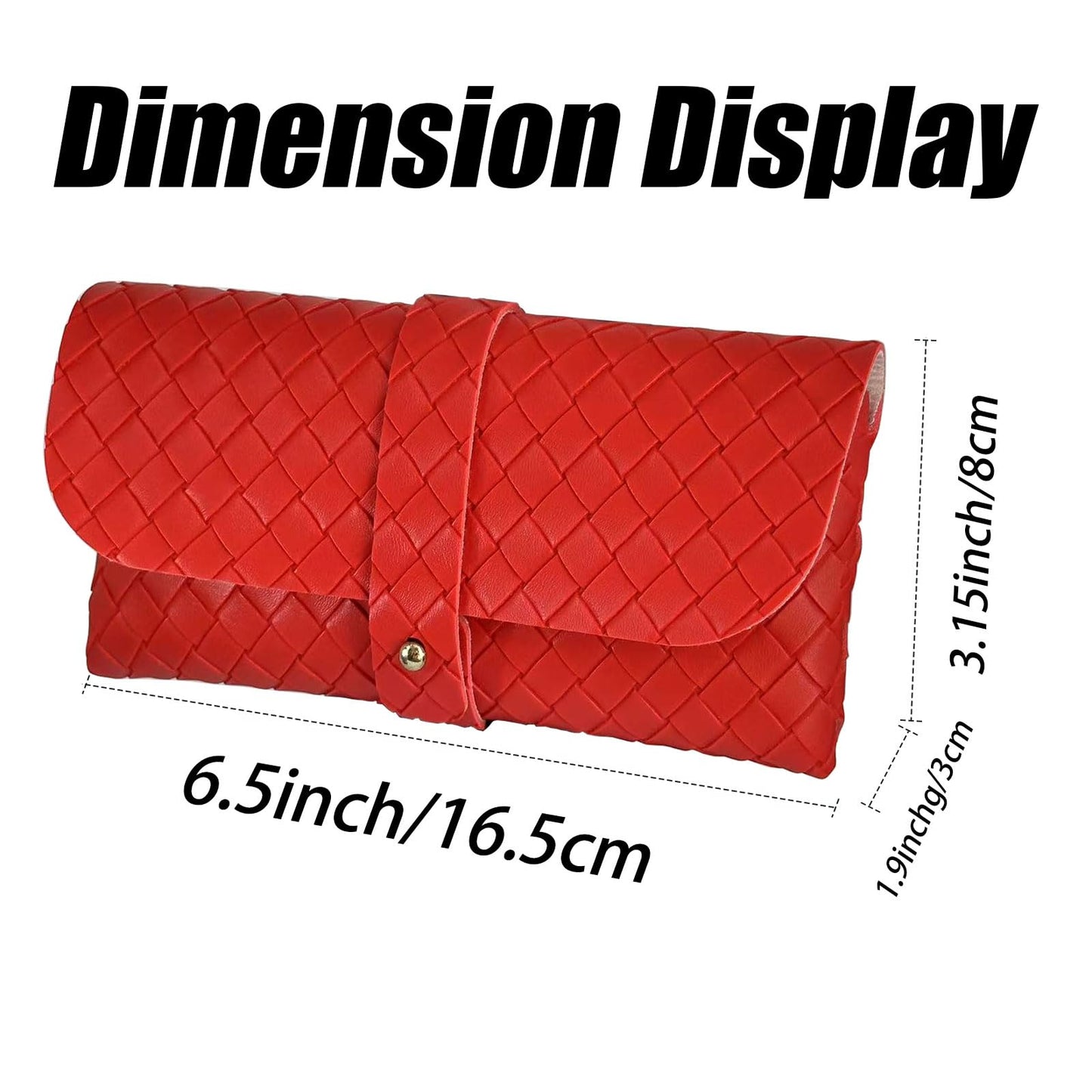 Glasses storage bag Travel sunglasses myopia glasses storage bag Fashion leather storage bag WN420