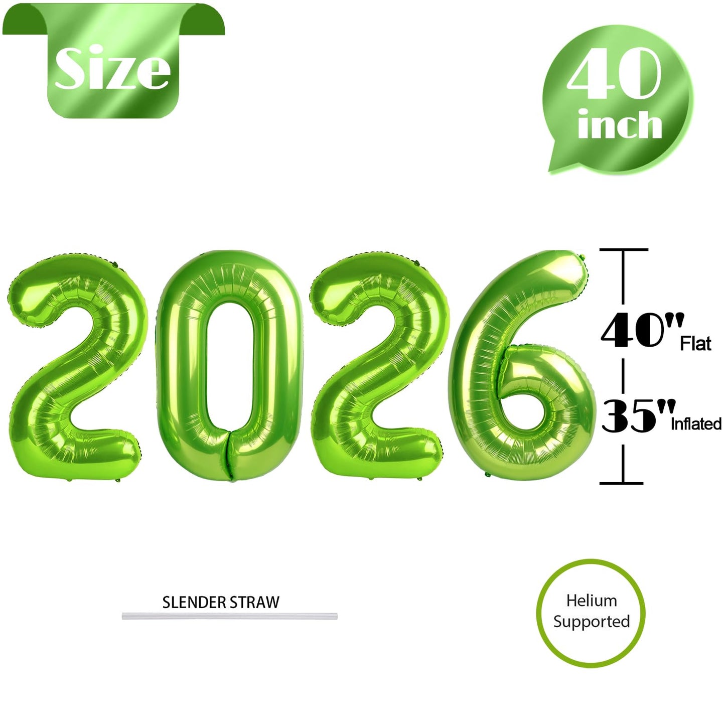 Light Brown 2026 Number Balloon, Light Brown Number Balloons 40 Inch, 2026 Balloon Birthday Decorations, 2026 Birthday Party Supplies, 2026 Graduation Party Favors, Class of 2026 Decorations BST326L
