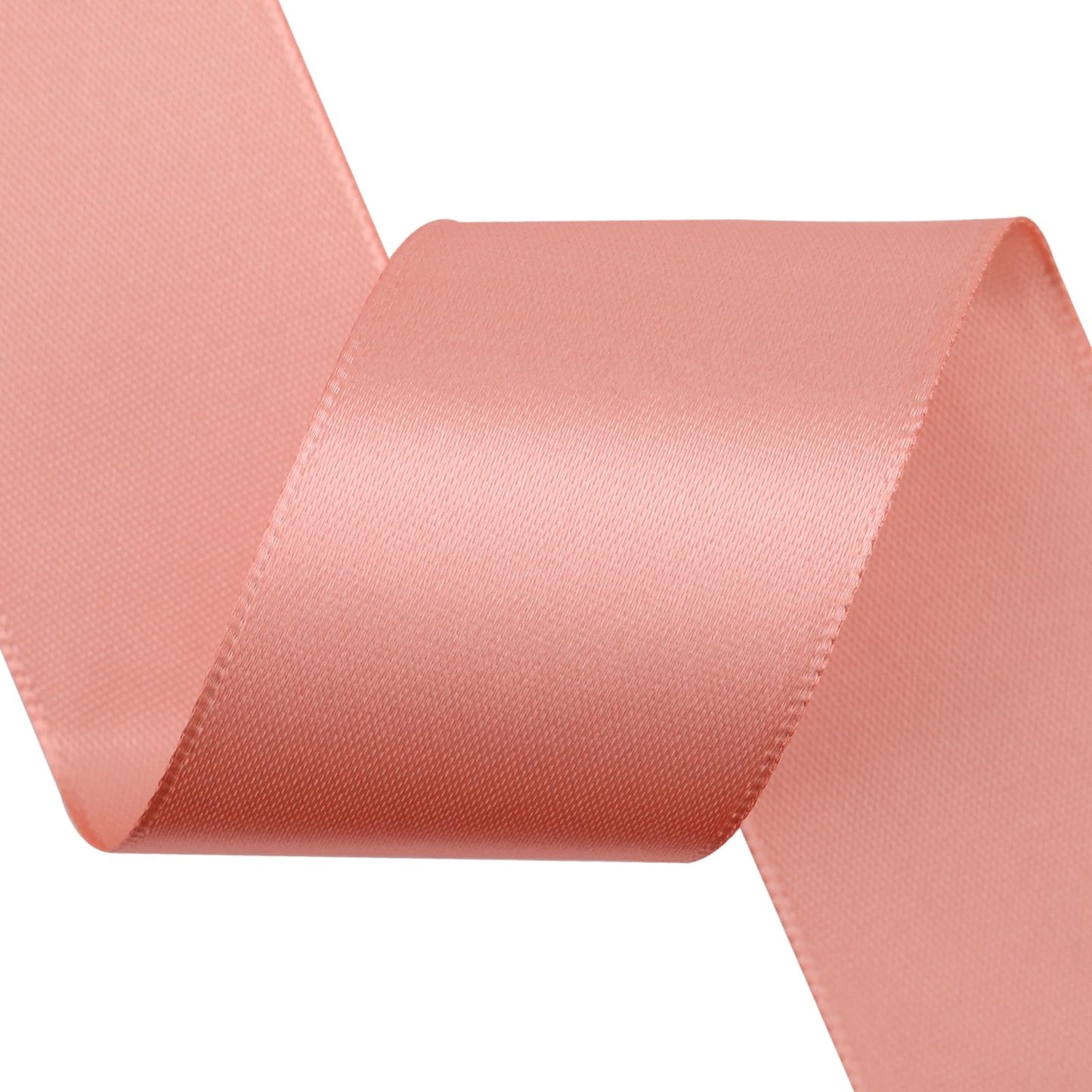 1-1/2 Inch Single Face Polyester Ribbon, 50 Yards Bulk Roll (Orange)–Wrinkle-Resistant Craft Ribbon for Gift Wrapping, Wedding Decor, DIY Projects BST220