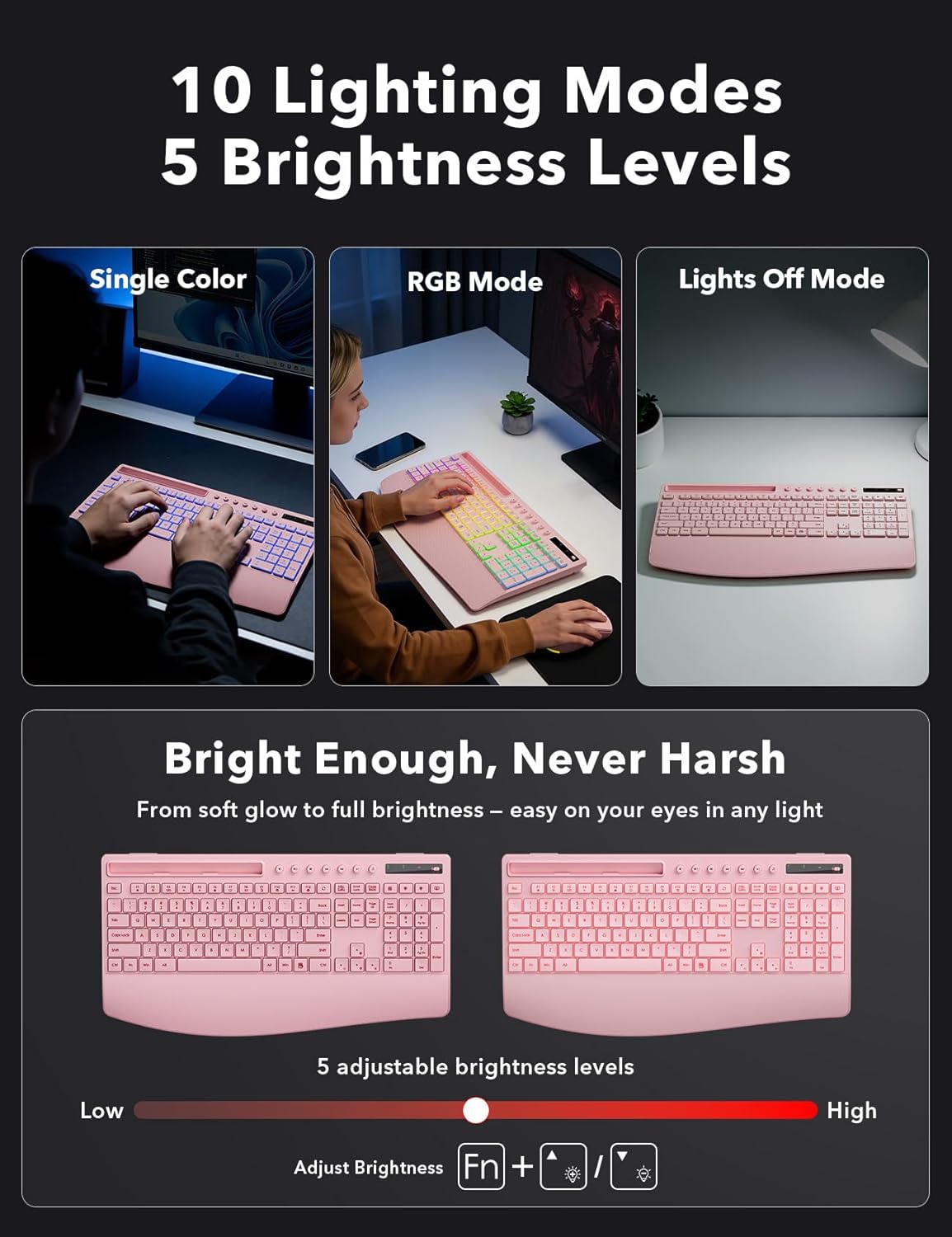 Trueque Wireless Keyboard and Mouse Combo 85
