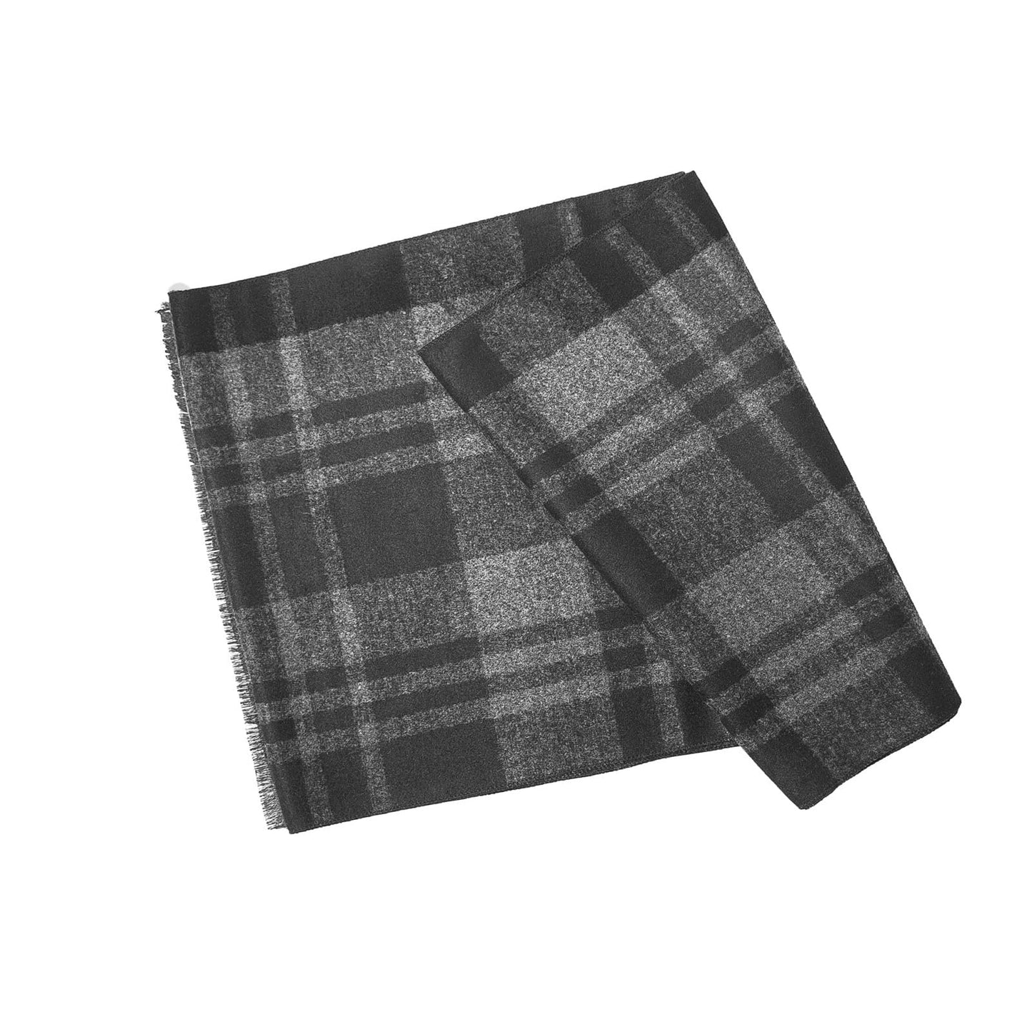 Mens Winter Scarf Cashmere Feel Warm Scarves Long Plaid Tassel Scarf for Men WN420