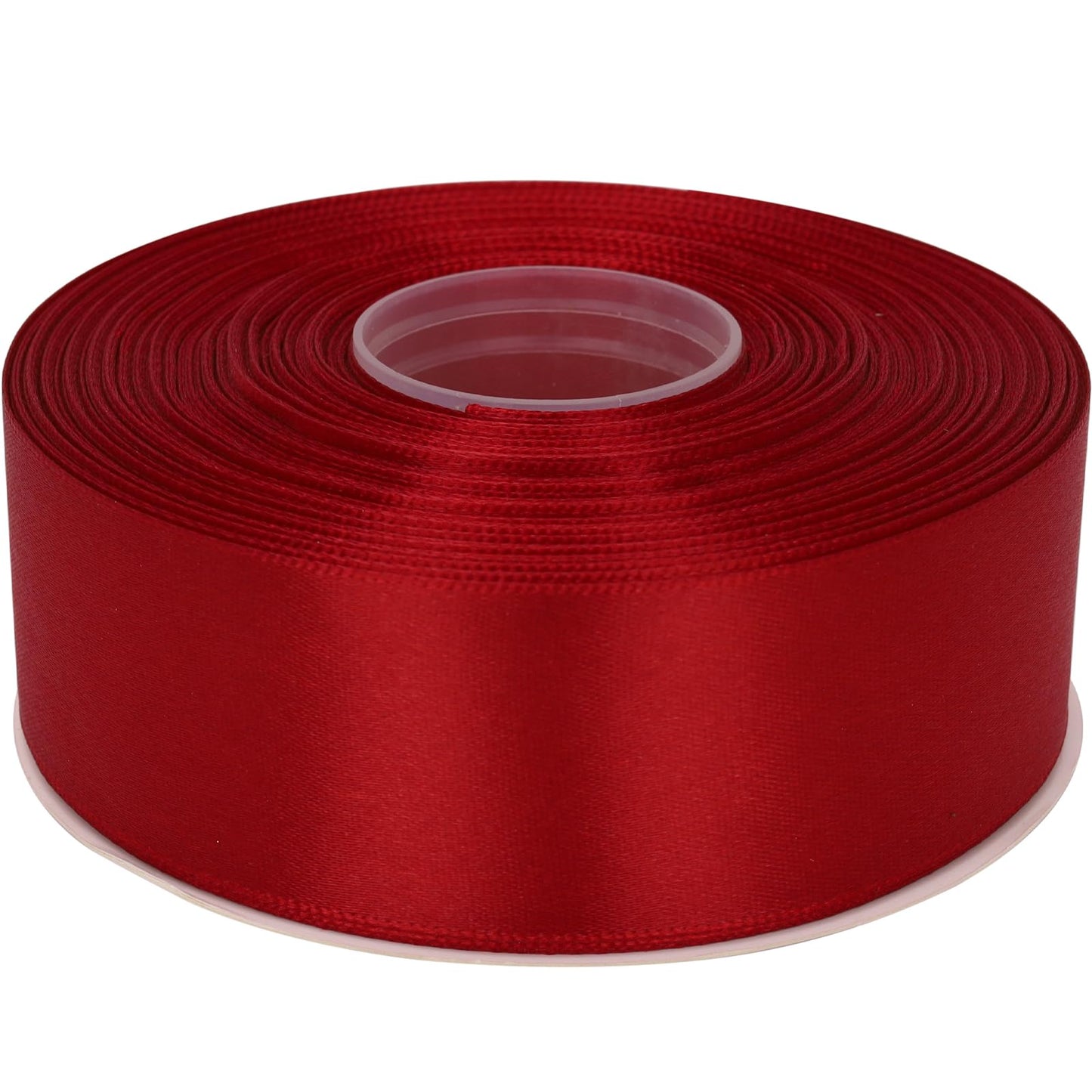 1-1/2 Inch Single Face Polyester Ribbon, 50 Yards Bulk Roll (Orange)–Wrinkle-Resistant Craft Ribbon for Gift Wrapping, Wedding Decor, DIY Projects BST220