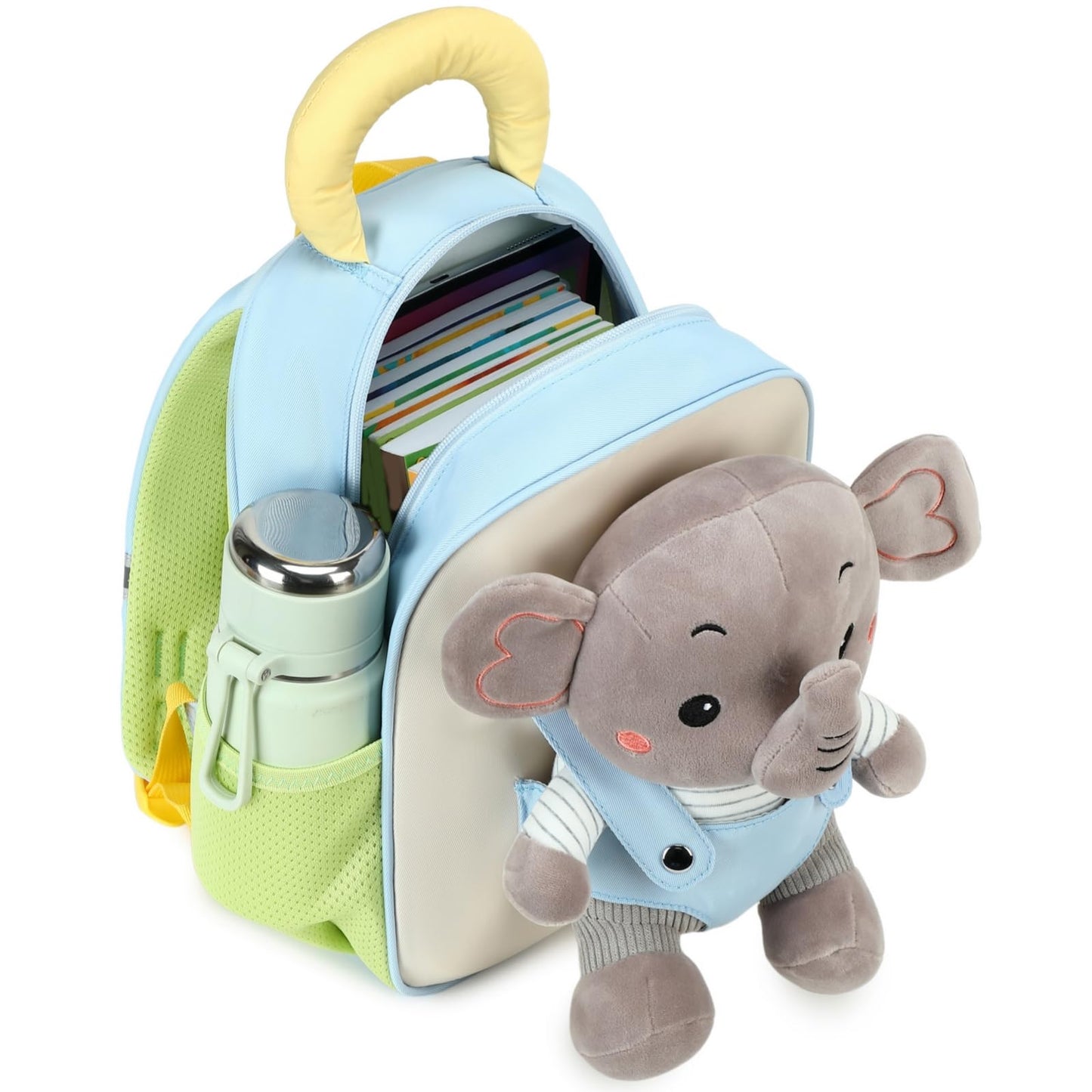 CAMTOP Cute Kids Toddler Backpack Small 3D Cartoon School Bookbags Age 1-3 Daycare Nursary Travel Bags (Butterfly-pink) BST326H