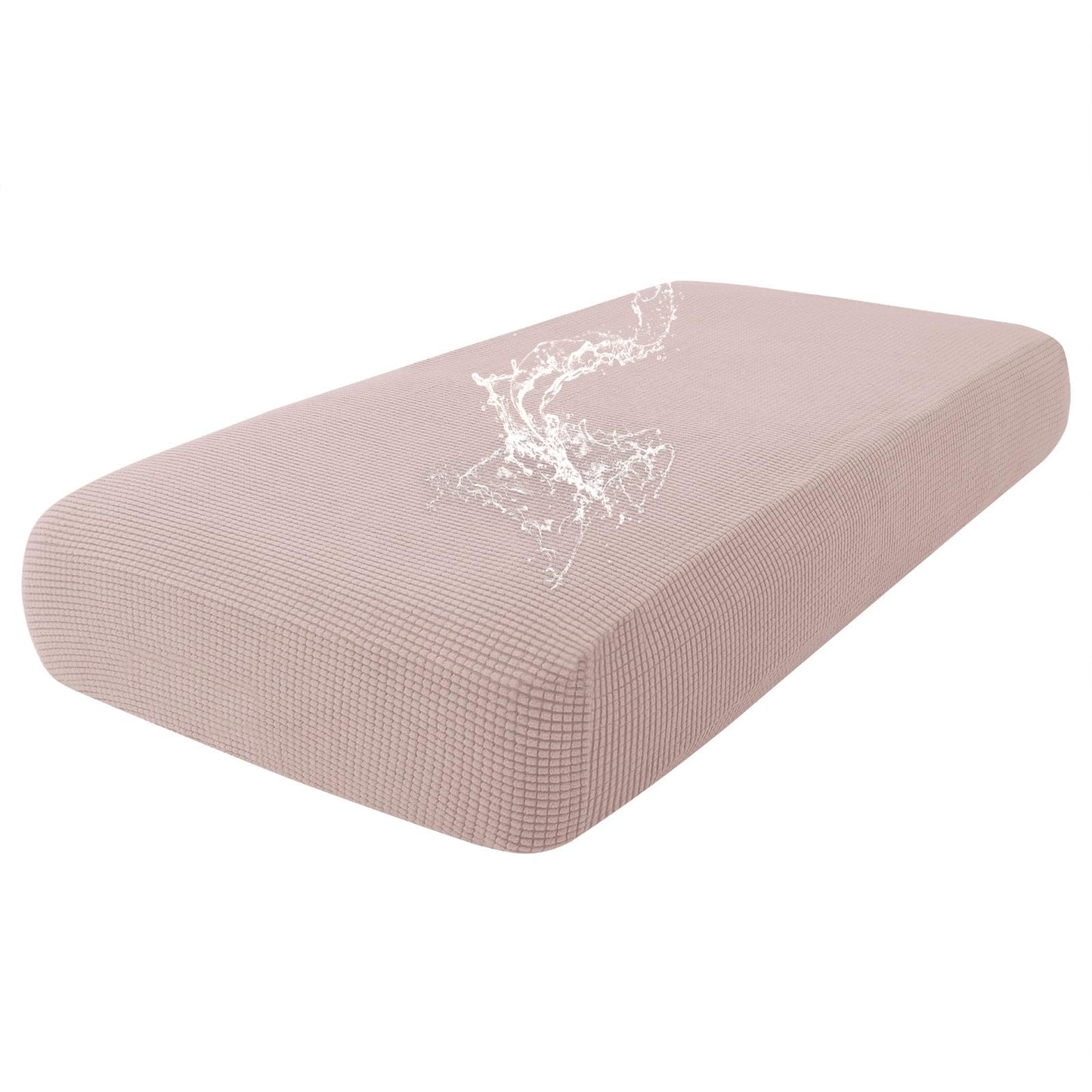 Waterproof Couch Cushion Covers for Pets, Non Slip Sofa Seat Cover | Stretch Jacquard Fabric, Elastic Bottom, Non Slip Fit, Waterproof Protection, Pet Hair Protection (1 Piece for Backrest M) BST202
