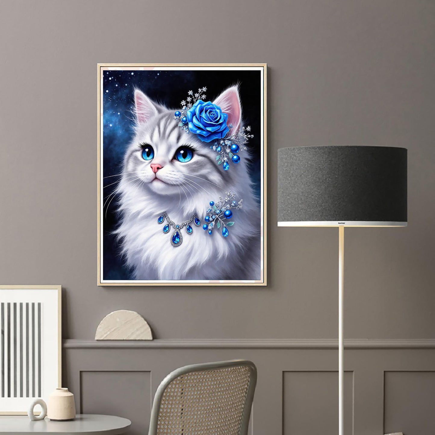 Diymood DIY 5D Diamond Art Painting Dragon Kits for Adults, Paint with Diamond Art Animal Full Drill Round Canvas Embroidery Mosaic Beginner Home Wall Decor Gift 12x12 inch C20 BST220