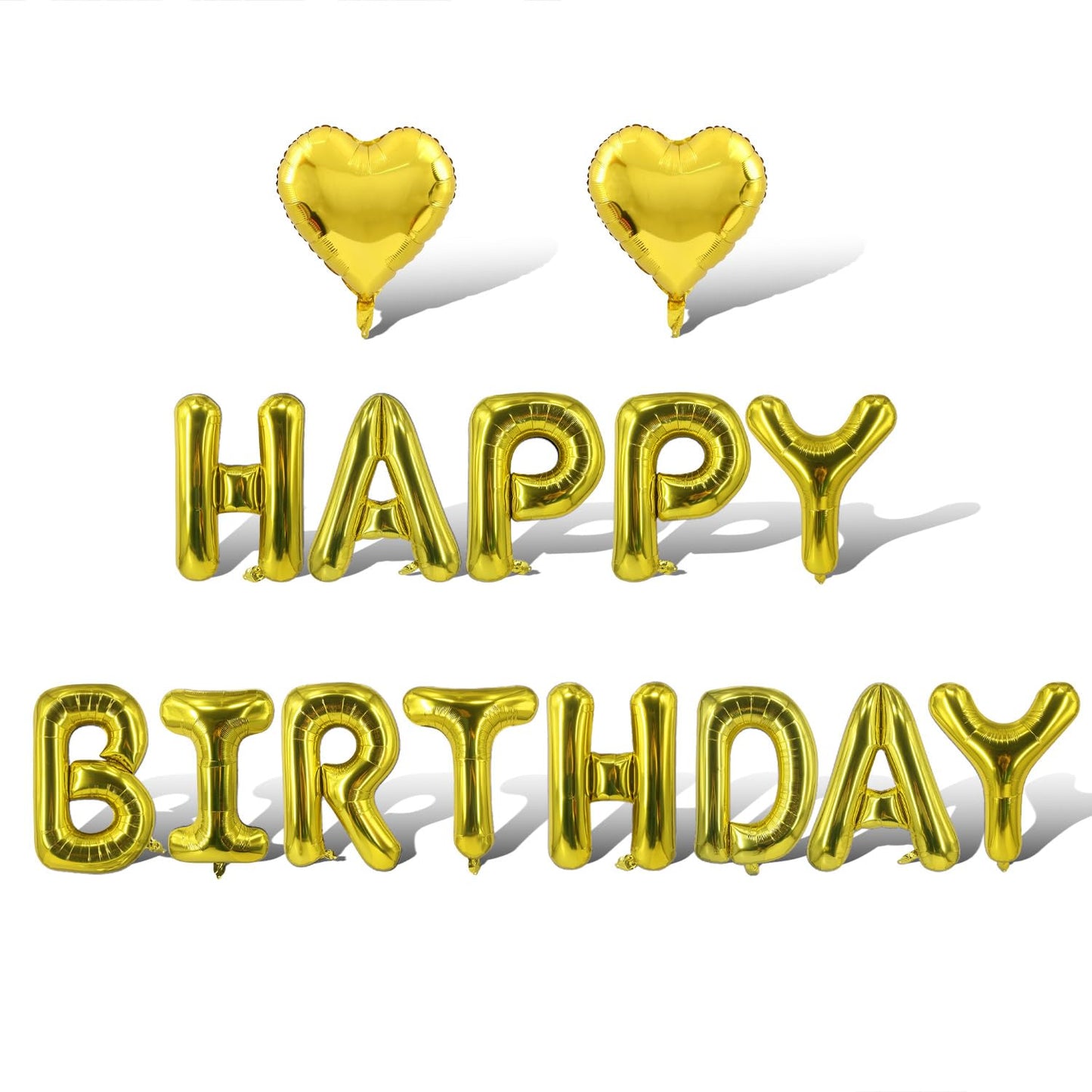 Green Happy Birthday Balloons Banner Foil Balloons Letters Banner Balloon for Green Themed Party Decoration Supplies Christmas Birthday Decoration Decor Ballons Arch Kits Party Balloon Set 15pcs BST326L