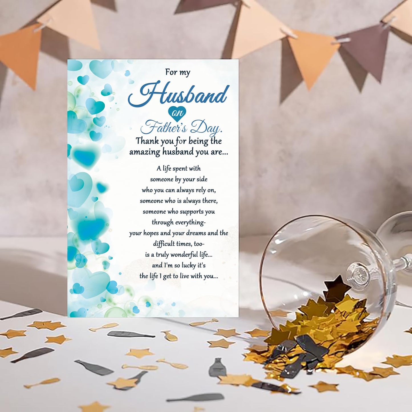 Funny Fathers Day Card for Dad Daddy Bonus Dad, Cute Cards for Fathers Day, Father's Day Cards from Son Daughter, Father's Day Cards Gift For Men Him BST202