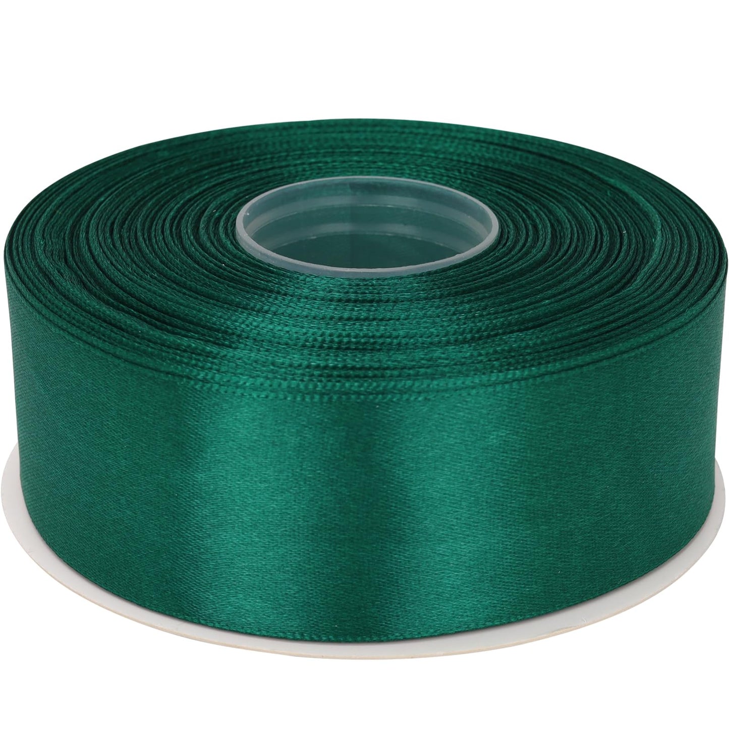 1-1/2 Inch Single Face Polyester Ribbon, 50 Yards Bulk Roll (Orange)–Wrinkle-Resistant Craft Ribbon for Gift Wrapping, Wedding Decor, DIY Projects BST220