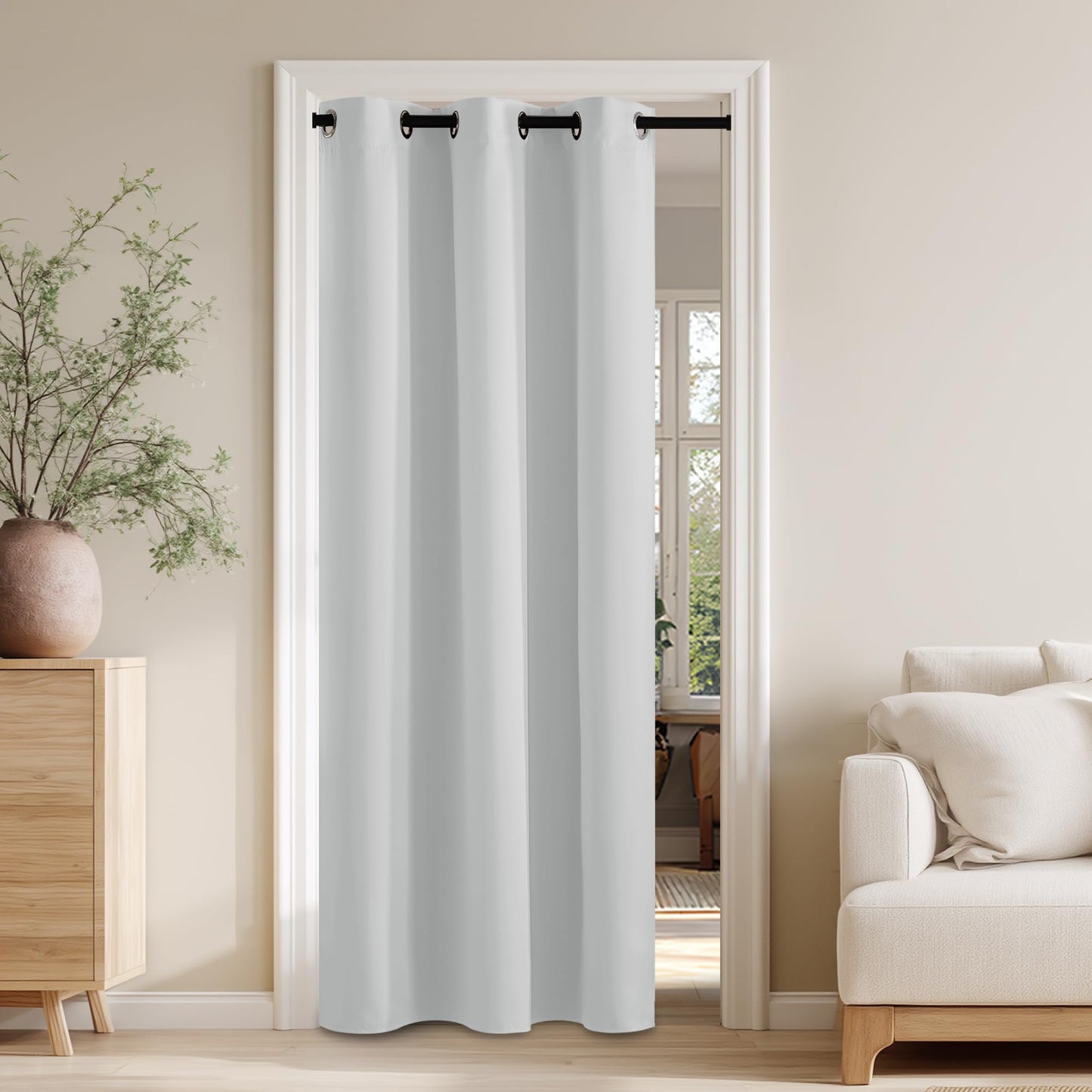 RYB HOME Room Divider Curtains Thermal Insulated Noise Reduce Privacy Window Curtains for Kids Bedroom Nursery Laundry Room Partitions, Wide 150 inches x Long 96 inches, Teal, 1 Panel BST220