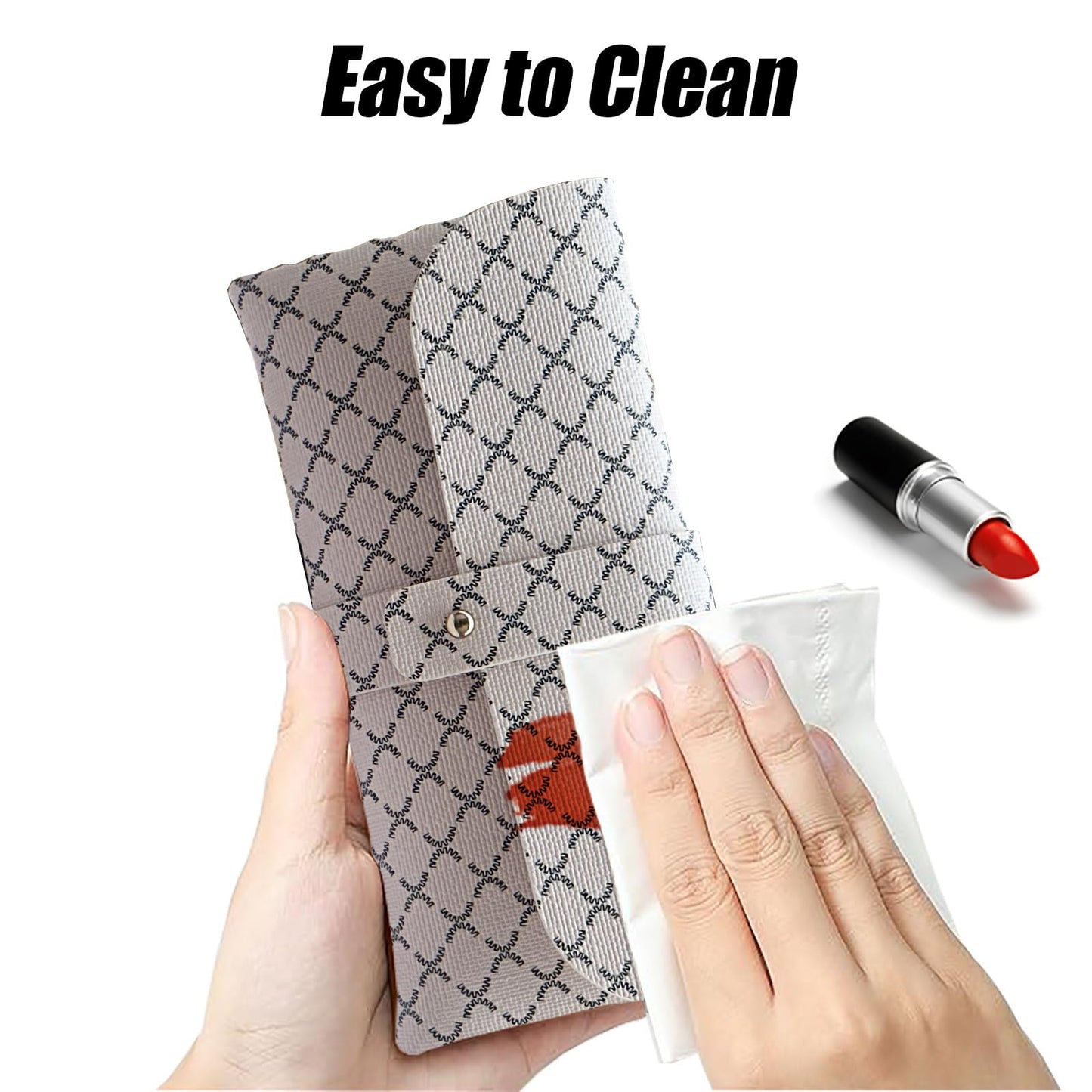 Glasses storage bag Travel sunglasses myopia glasses storage bag Fashion leather storage bag WN420