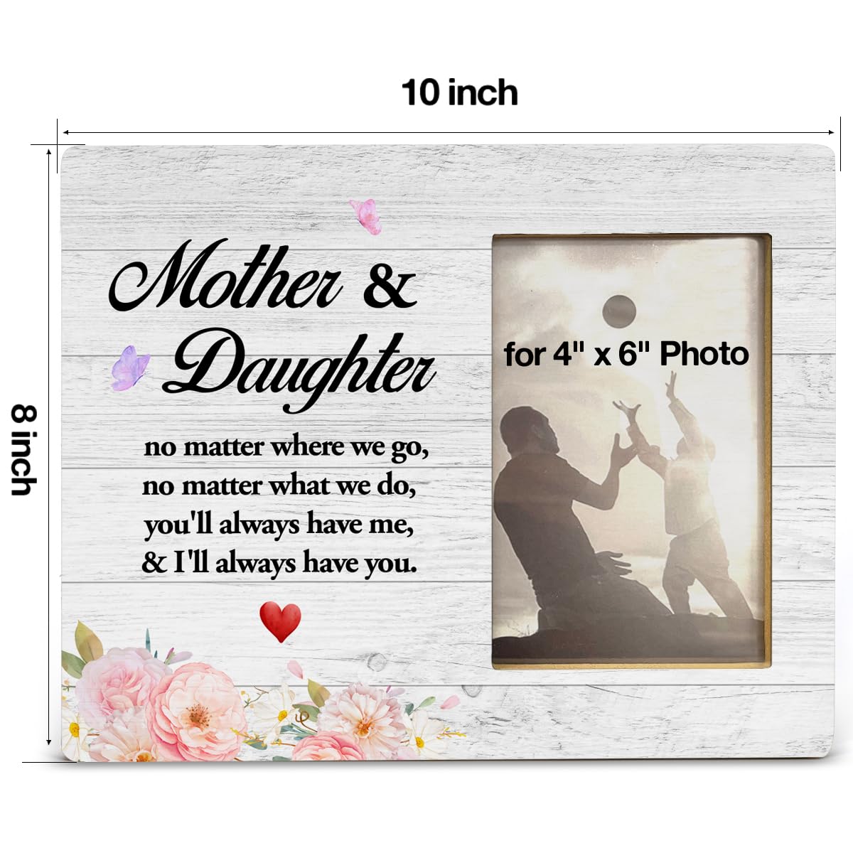 Yuzi-n Memorial Gifts for Loss of Brother Sympathy Wood Picture Frame | Remembrance Brothers Gifts, Memorial Picture Frame for 4x6 Inches Photo BST326H