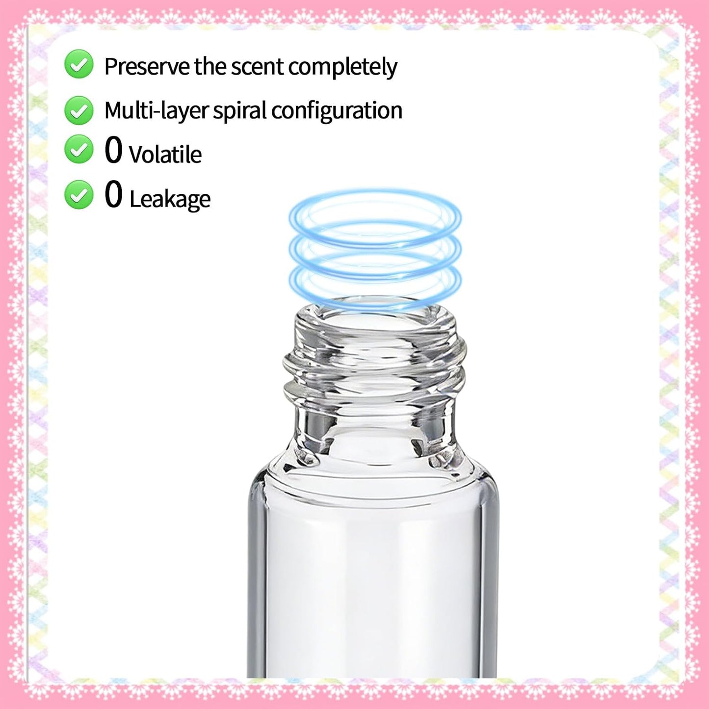 2PCS Travel Perfume Bottle 10ml Atomizer Perfume Spray Bottle Mini Portable Cologne Dispenser Leather Empty Fragrance Pump Dispenser for Many Scenes Gifts Small Pink Refill Sample BST202