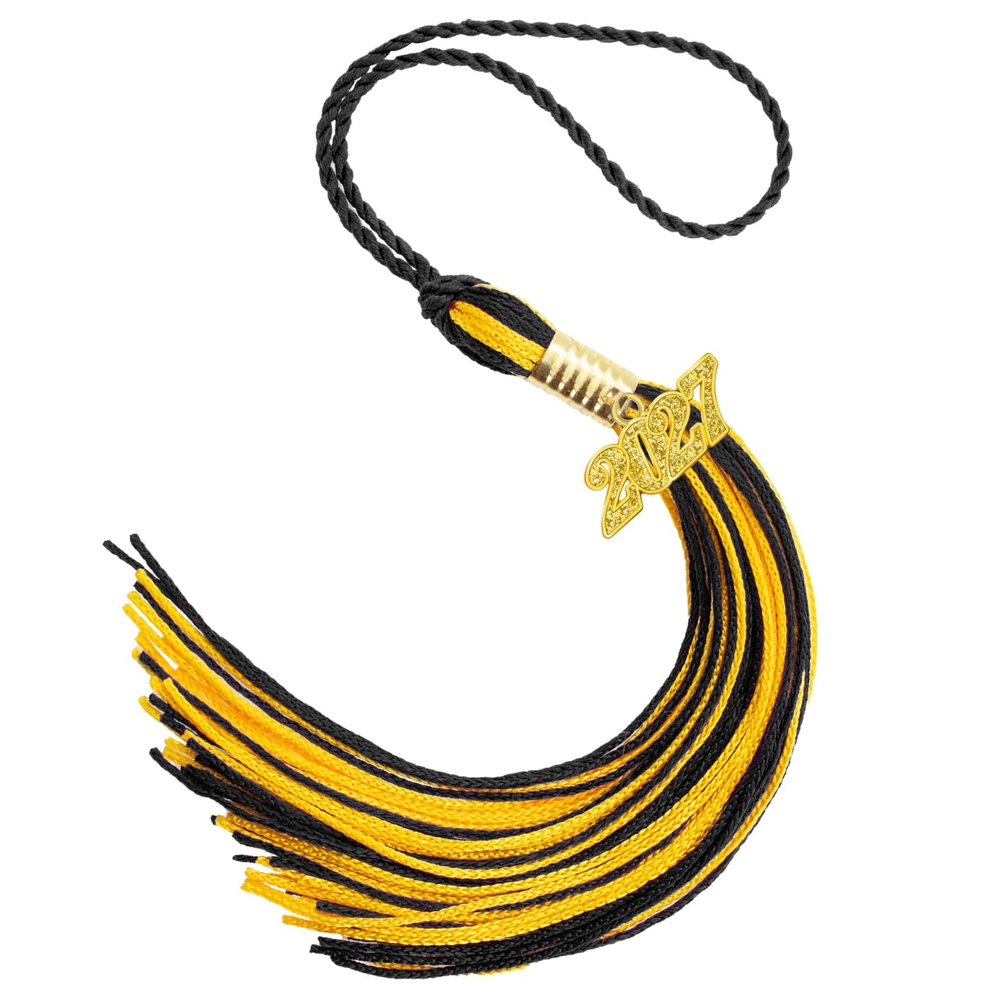 2026 Tassel Graduation, Black and Gold Graduation Tassel, 2026 Graduations Cap Tassels, Gradutate Cap Tassels with 2026 Year Gold Charms for Grad Cap Hat Ceremonies Memorial Graduations Decorations BST220