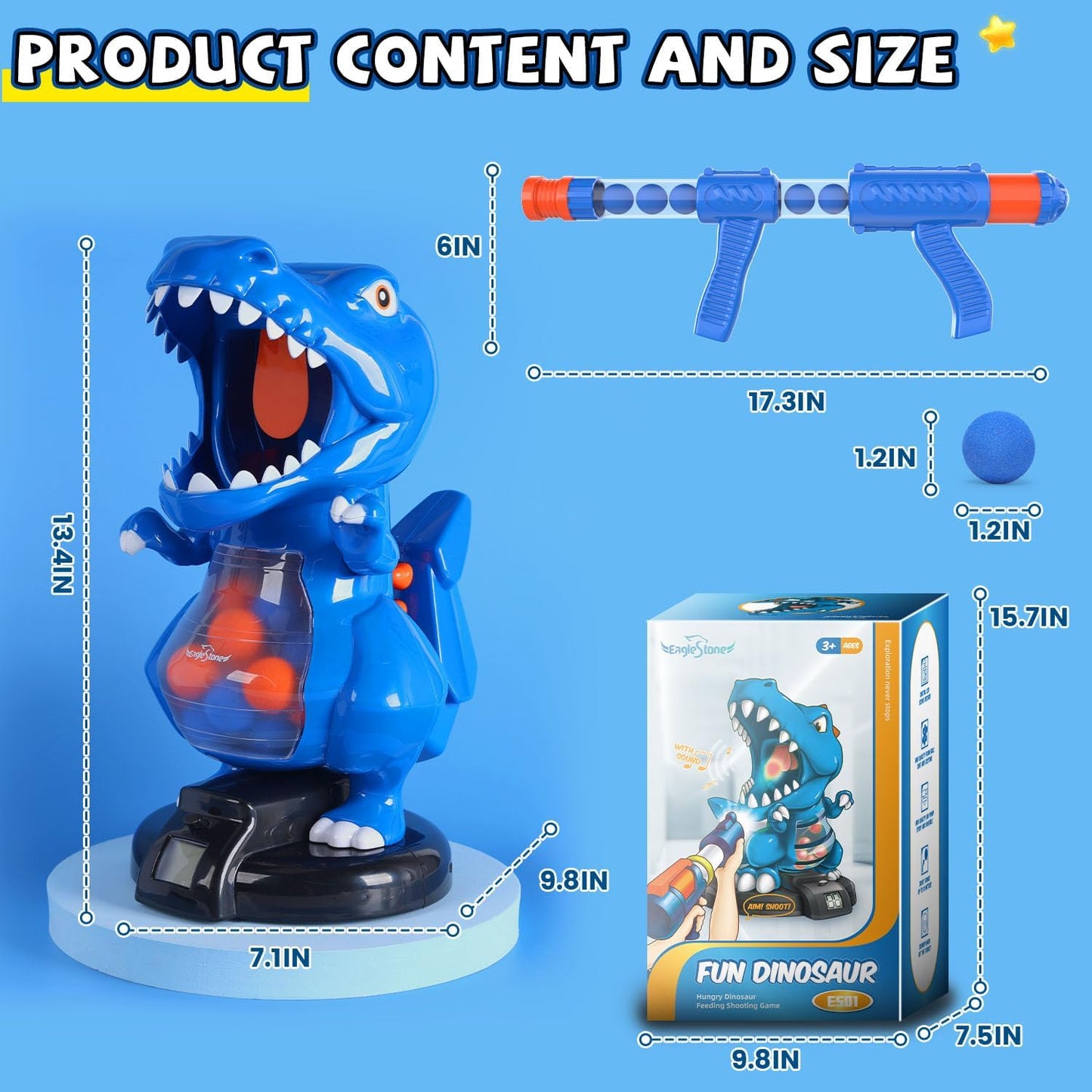 Eagle Stone FUN DINOSAUR E501 62