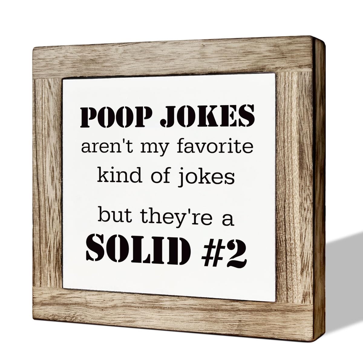 Bathroom Decor, Funny Bathroom Decor, Flush the Toilet This is Not Show and Tell, Wooden Box Signs for Home Decor, Bathroom Decor Tabletop, Kids Bathroom Rules Sign Decor, Bathroom Box Sign B6-71 BST202