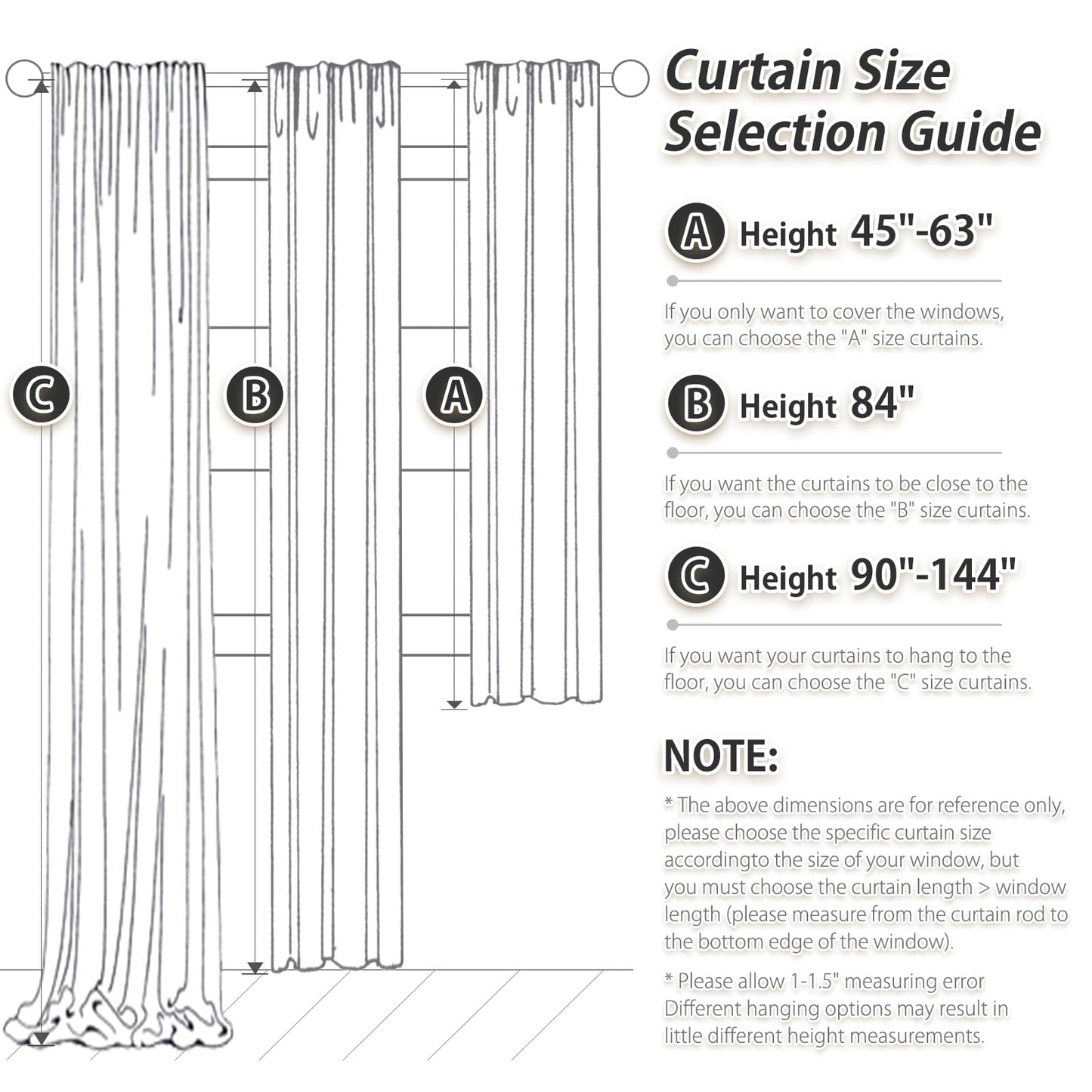 PANGSINNE Short Curtains for Windows Bathroom, 100% Blackout Linen Boho Back Tab Pleated Cafe Curtains for Kitchen Bedroom, 54 Inch Length 2 Panels Set, Dusty Blue BST326H