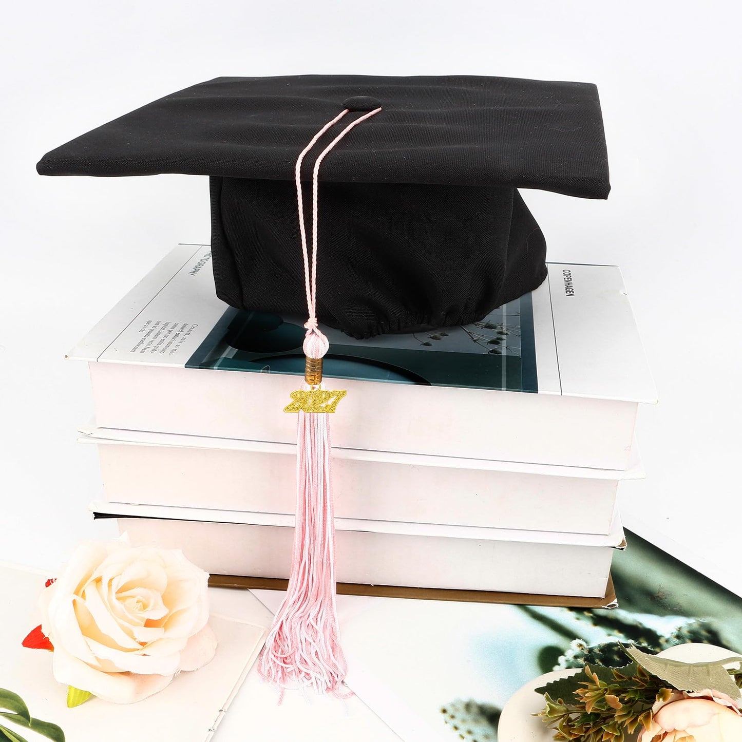 2026 Tassel Graduation, Black and Gold Graduation Tassel, 2026 Graduations Cap Tassels, Gradutate Cap Tassels with 2026 Year Gold Charms for Grad Cap Hat Ceremonies Memorial Graduations Decorations BST220