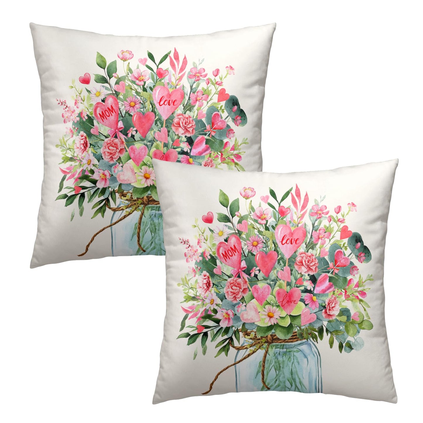 Fall Pumpkin Throw Pillow Cover 18x18inch Set of 2 Autumn Maple Leaf Pillowcases Orange Fall Leaves Cotton Cushion Case for Thanksgiving Farmhouse Home Couch Sofa Patio Decor BST202