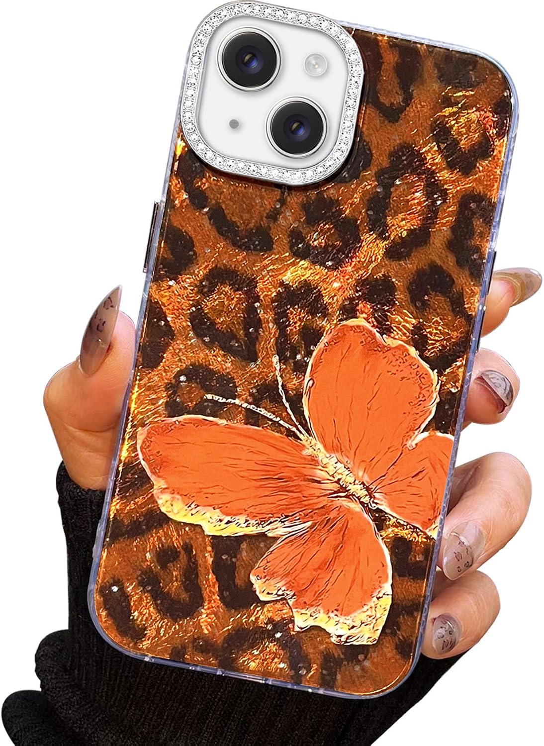 I-MGAE-IN-AR Compact Case for iPhone 16 Holographic Cloud Design,Cute Trendy Soft Slim TPU Shockproof Protective Phone Cases Cover for Women Girls Aesthetic Glitter WN420