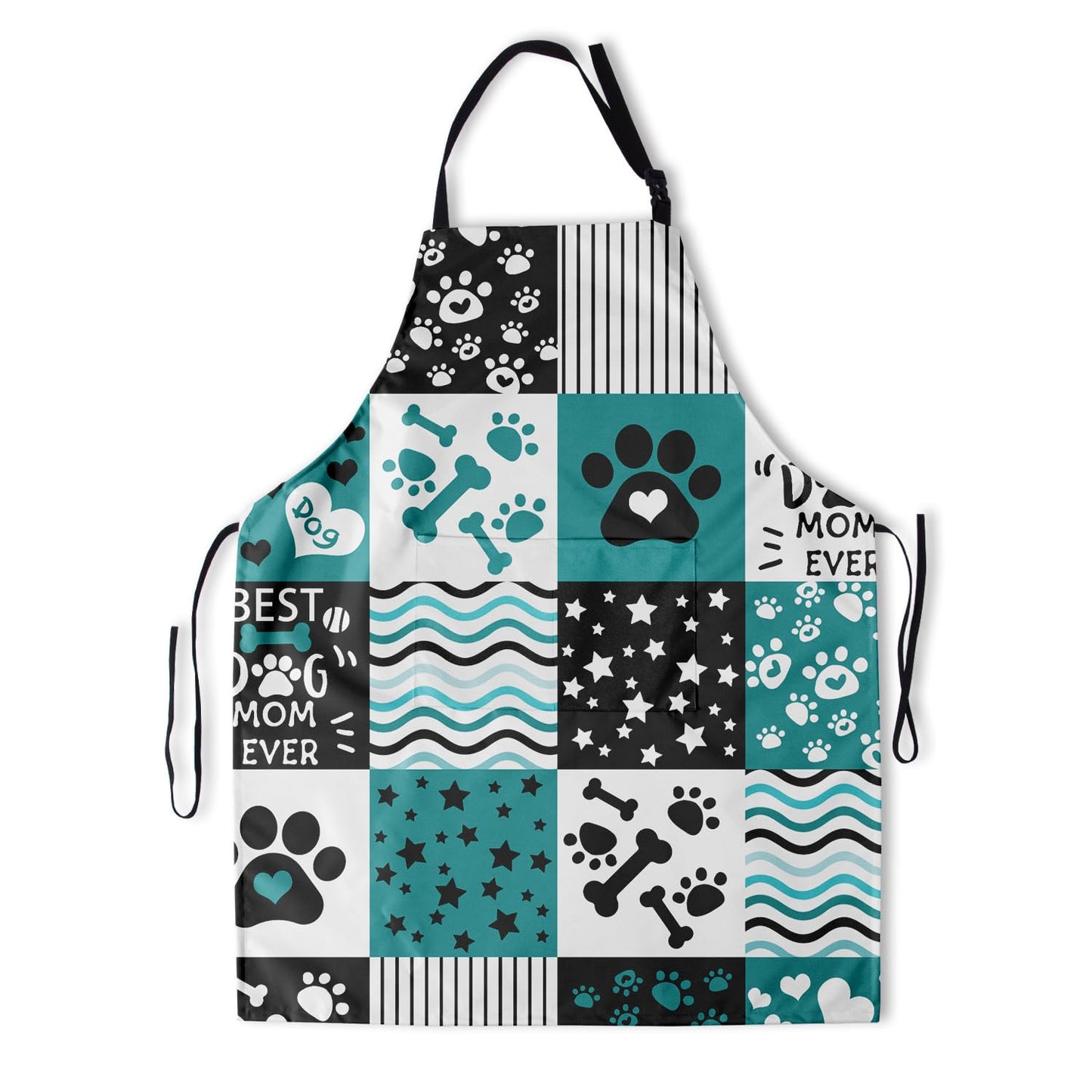 Art Apron with Pocket for Women Men | Kitchen Aprons Chef Apron for Cooking Baking BBQ Painting Gardening BST202