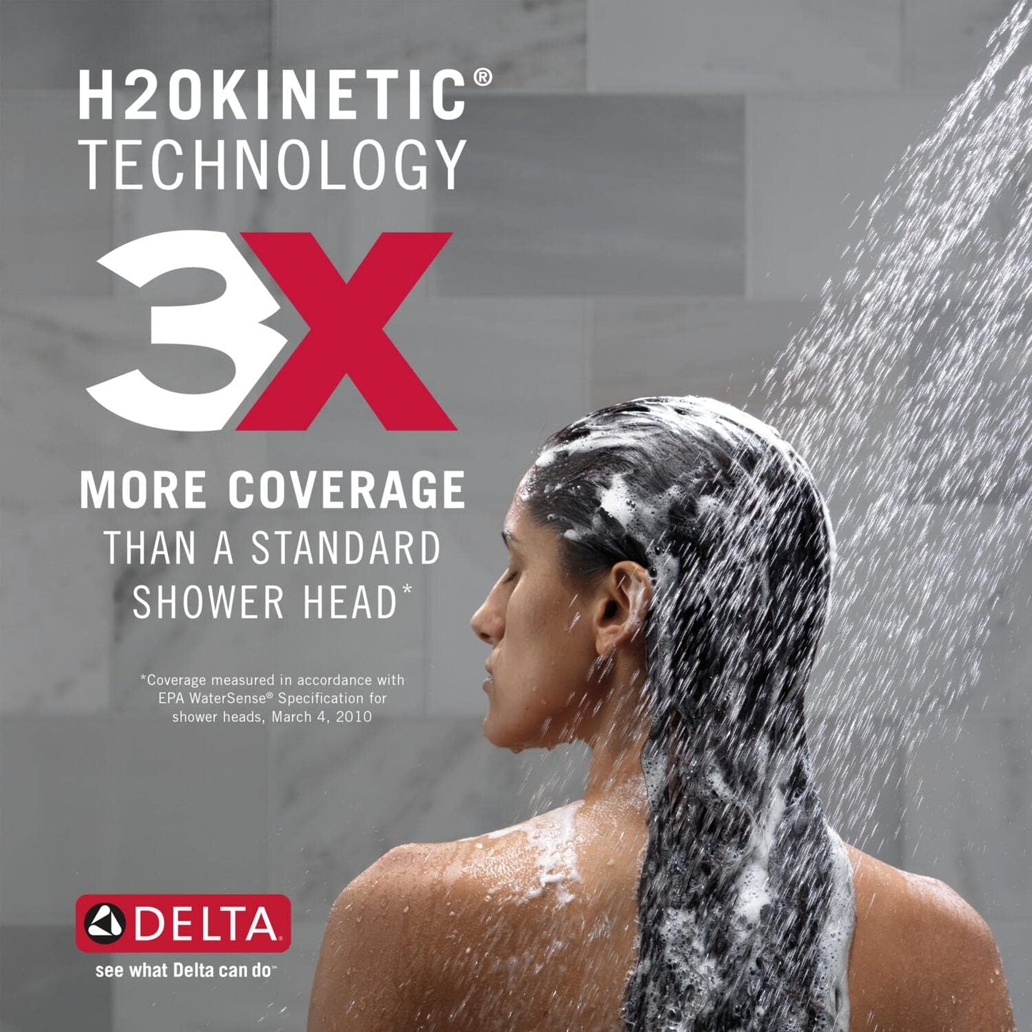 Delta Faucet 5-Spray In2ition 2-in-1 Dual Hand Held Shower Head with Hose 88