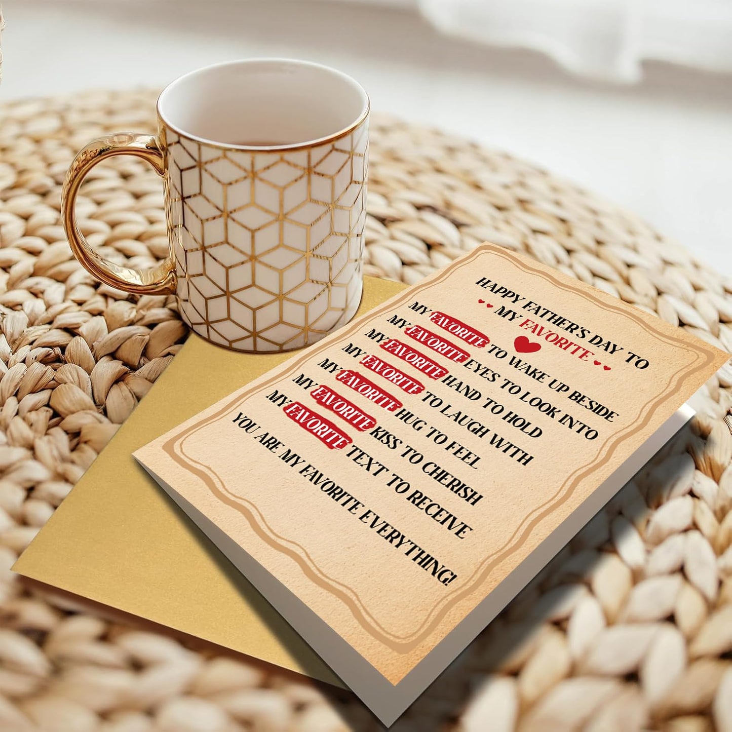 Funny Fathers Day Card for Dad Daddy Bonus Dad, Cute Cards for Fathers Day, Father's Day Cards from Son Daughter, Father's Day Cards Gift For Men Him BST202