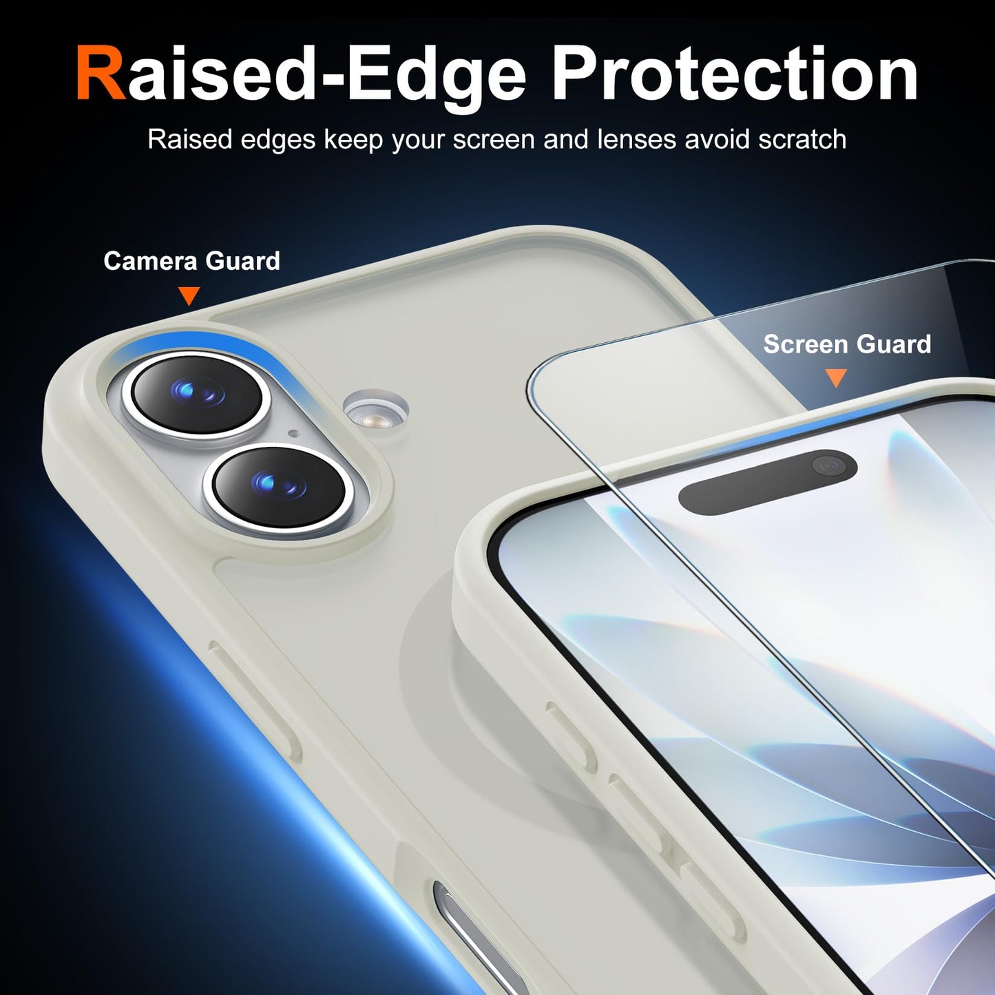 for iPhone 17 Pro Max Case Clear with Screen Protector, Compatible with Magsafe, Anti-Yellowing, Military-Grade Protection, Shockproof Slim Magnetic Phone Case Cover, Black WN420