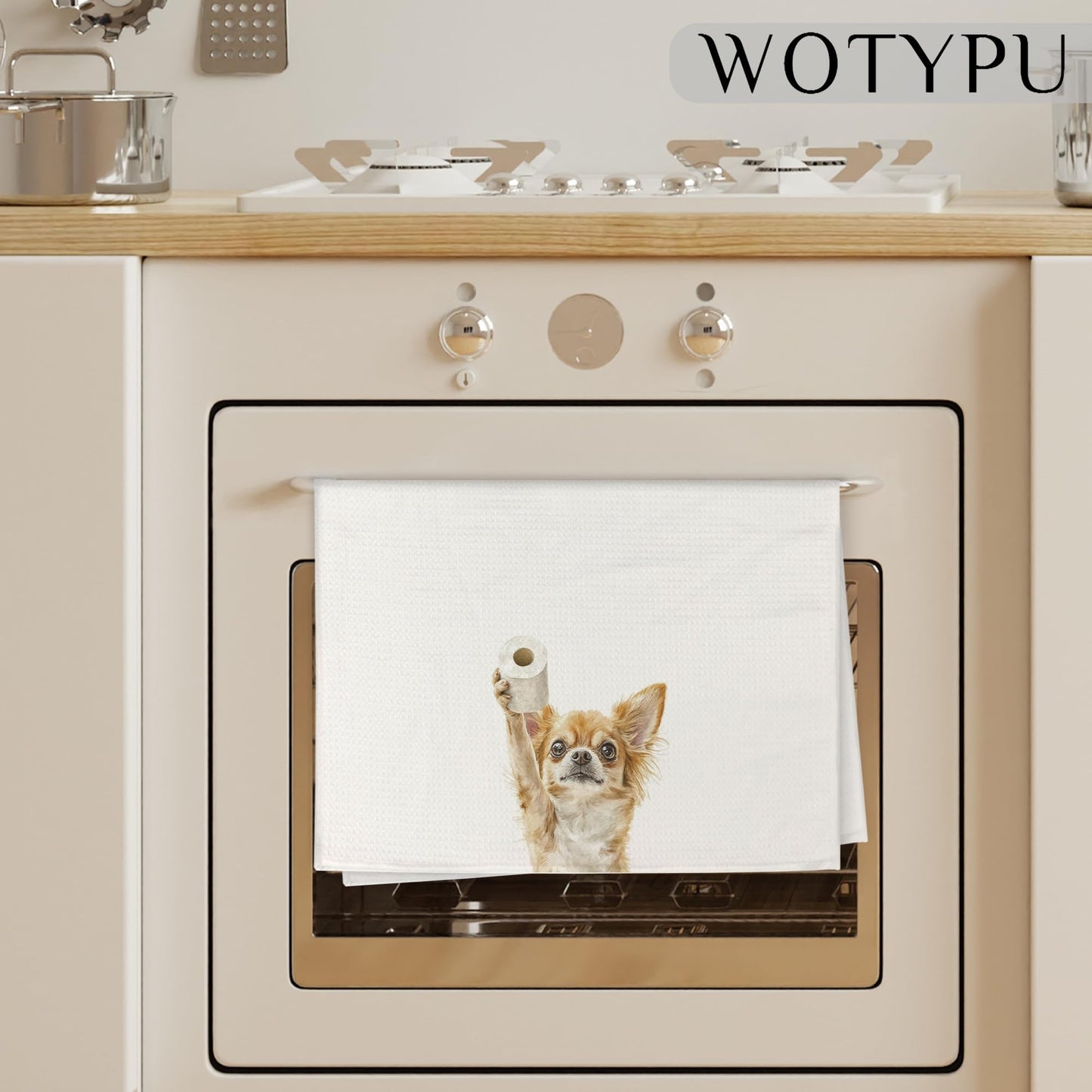 Funny Chihuahua Gifts Hand Towels for Bathroom, Chihuahua Gifts for Women Men Decorative Hand Towels for Kids Guest Bathroom Washroom Power Room Vanity Half Bath, 16X24 Inch BST326L