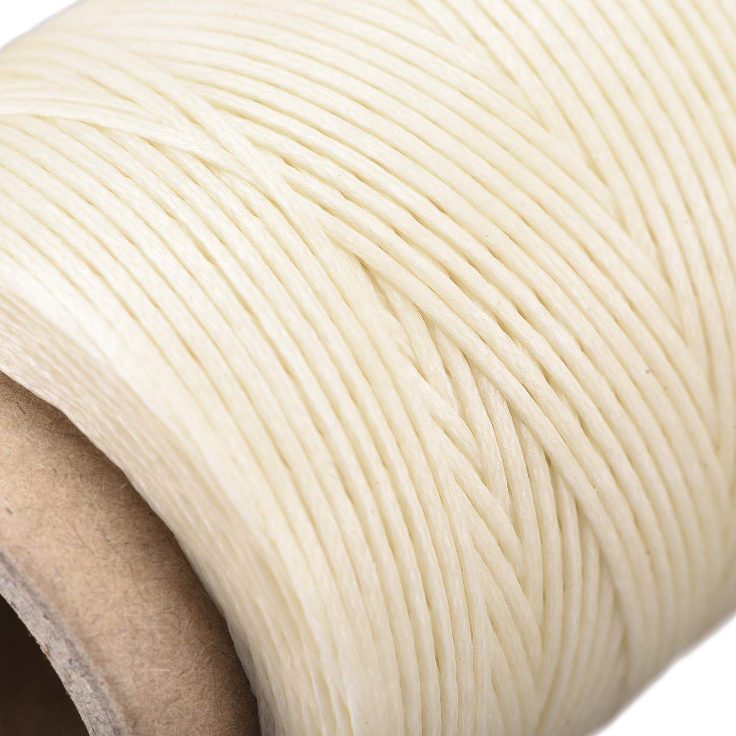 uxcell Leather Sewing Thread 186 Yards 210D/1mm Polyester Waxed Cord for Manual Sewing, Wheat BST326H