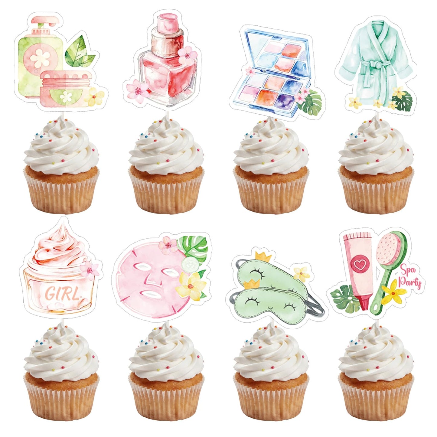 Baseball Birthday Party Decorotions - 24 PCS Ice Cream Drip Baseball Theme Cupcake Toppers, Boys Girls Sports Birthday Party Decorotions Supplies BST326L