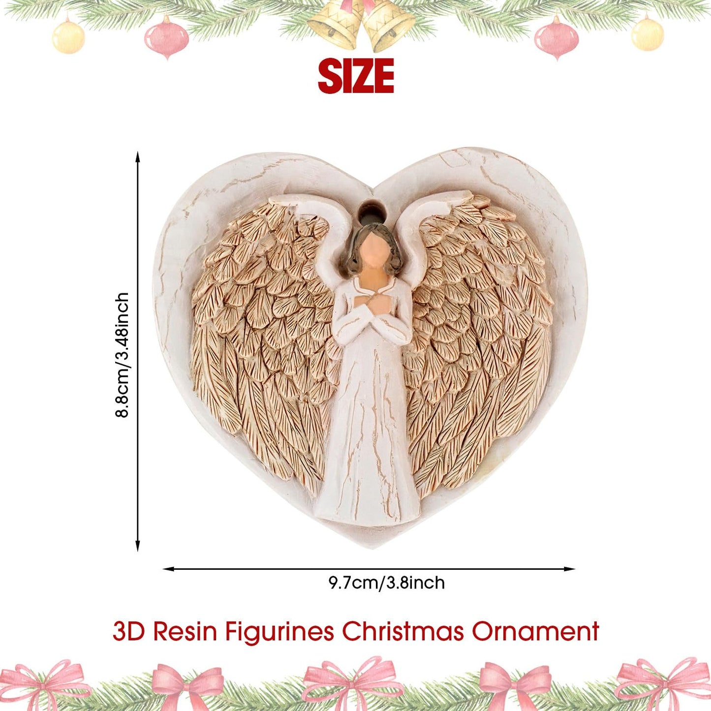 3D Christmas Ornament 2026 Wedding Gifts for Couple - Romantic Our First Christmas Married Engaged Ornament Bridal Shower Gift - Just Married Ornaments for Xmas Tree, Mr and Mrs Gifts for Newlyweds BST326H
