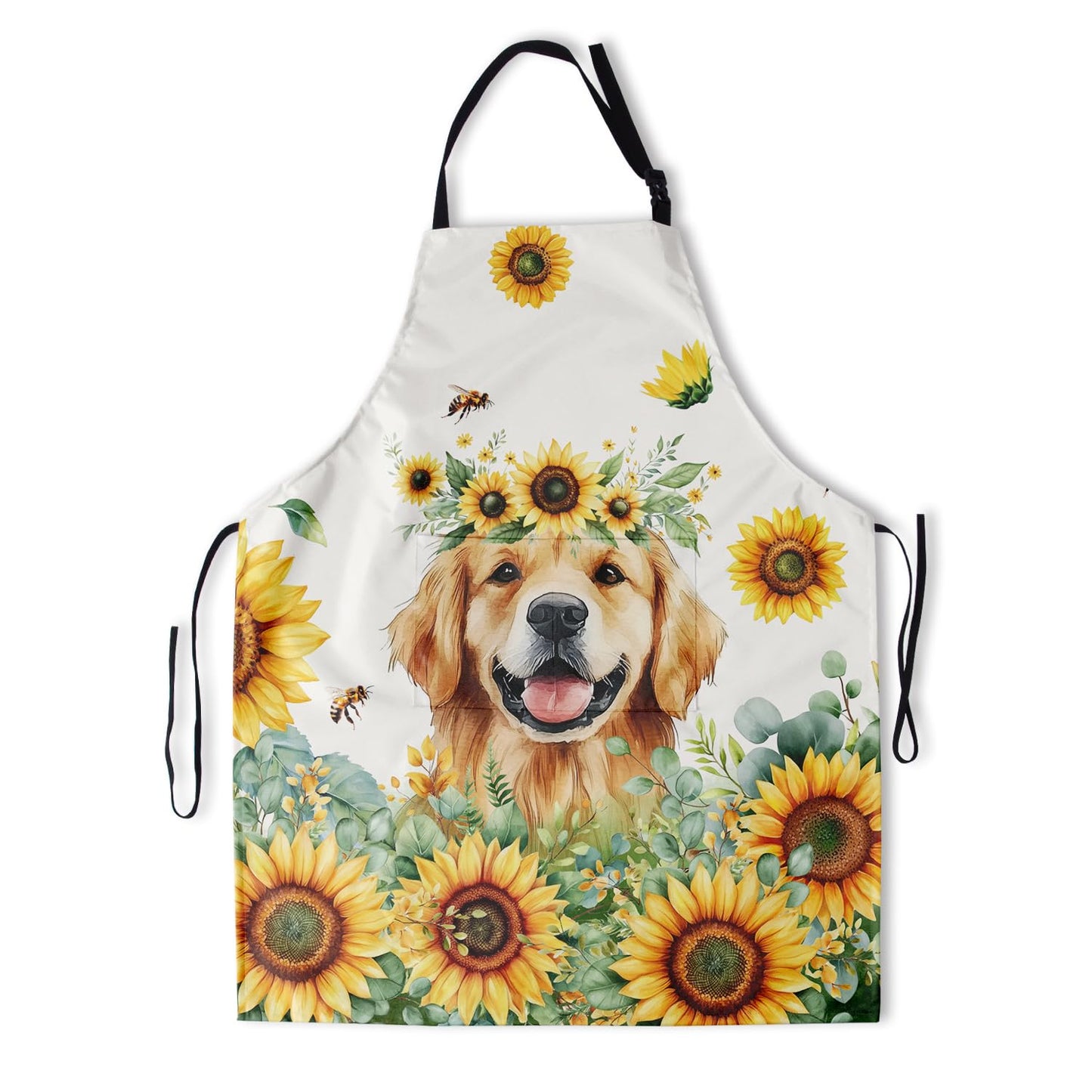 Giwawa Unisex Adult Apron Waterproof Stain Resistant Kitchen Cooking Apron with 2 Pockets for BBQ Grill Painting BST326H
