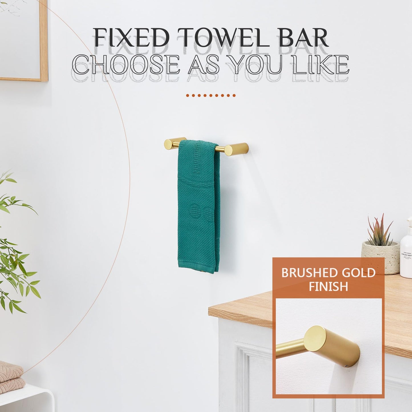 KOKOSIRI Bathroom Hand Towel Rings 9-Inch Hand Towel Holder Wall Mounted Bathroom Hardware Accessories Oil Rubbed Bronze Stainless Steel, B4007ORB-L9 BST202