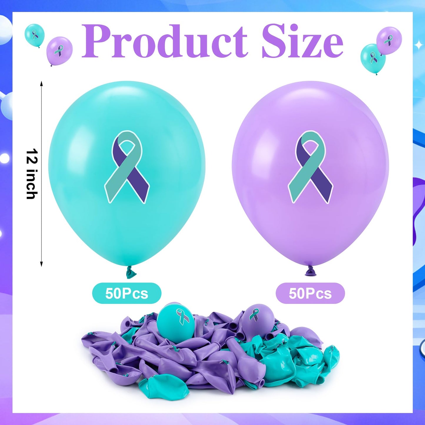 100 Pcs Red Ribbon Awareness Balloons 12 Inch Latex Red White Printed Balloon Arch Kit for Heart Health Fundraisers Community Campaigns Red Ribbon Week School Event Supplies BST220