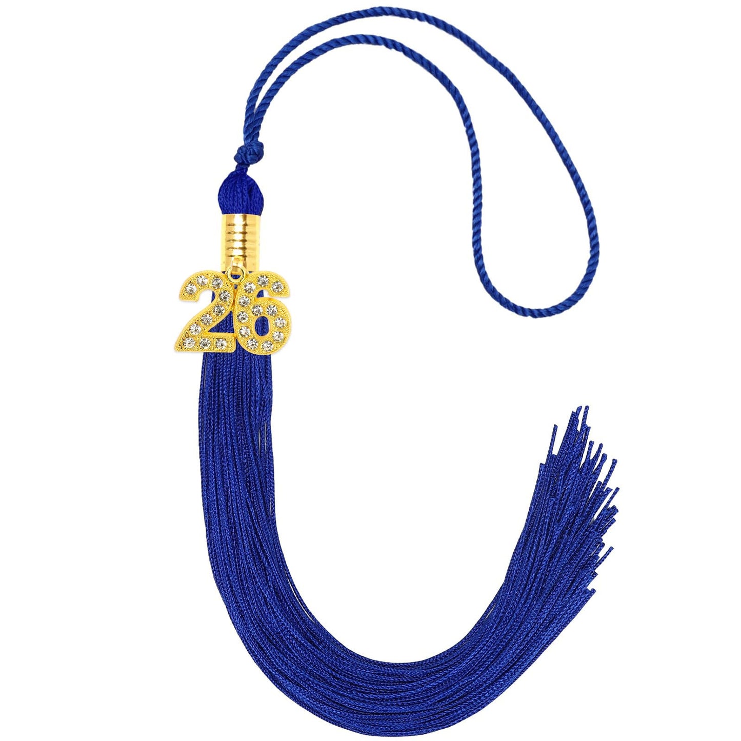 JULMELON 2026 Graduation Tassel, 2026 Graduation Cap Tassel with Bling Charm for 2026 Graduate Hat Ceremonies Accessories (Black) BST220
