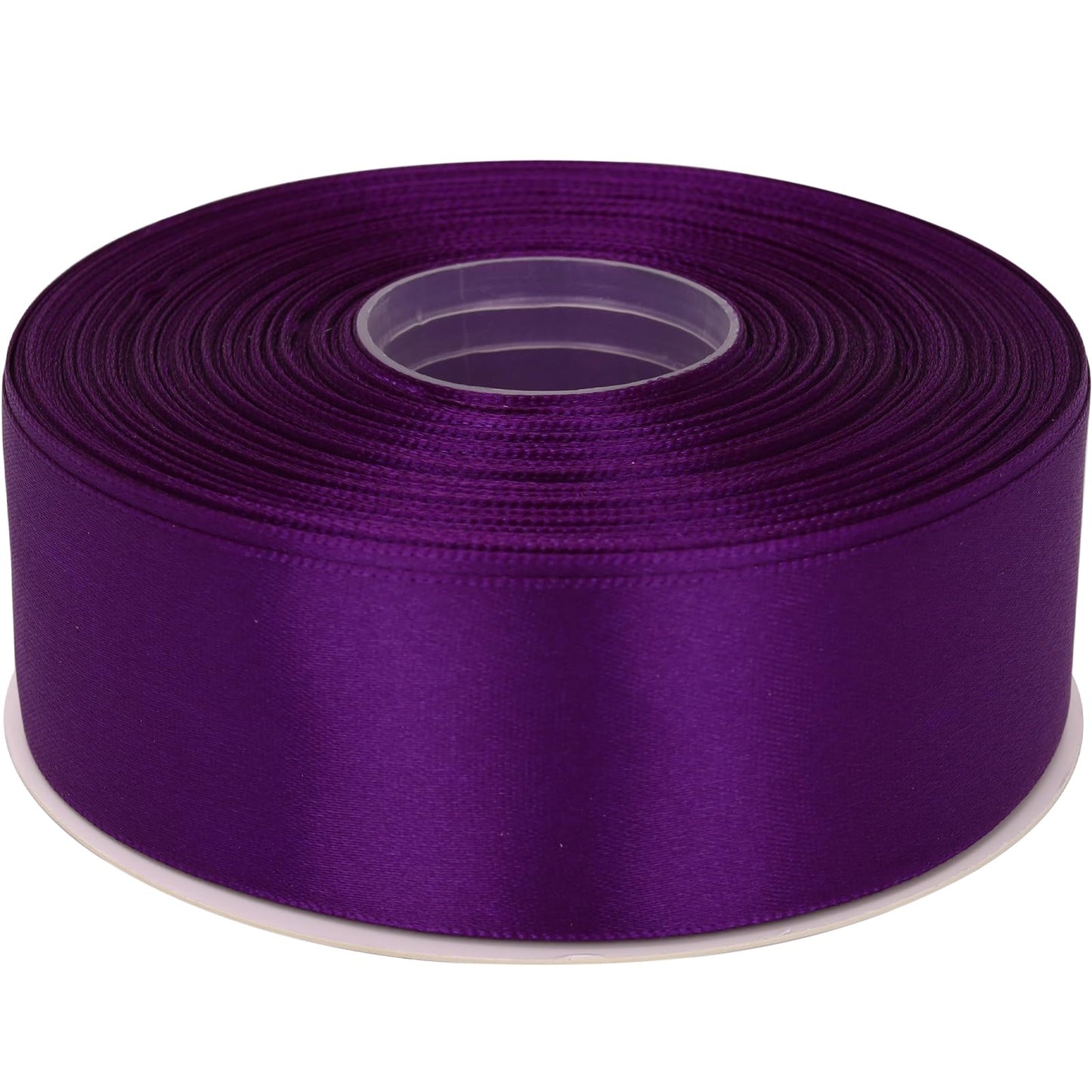 1-1/2 Inch Single Face Polyester Ribbon, 50 Yards Bulk Roll (Orange)–Wrinkle-Resistant Craft Ribbon for Gift Wrapping, Wedding Decor, DIY Projects BST220