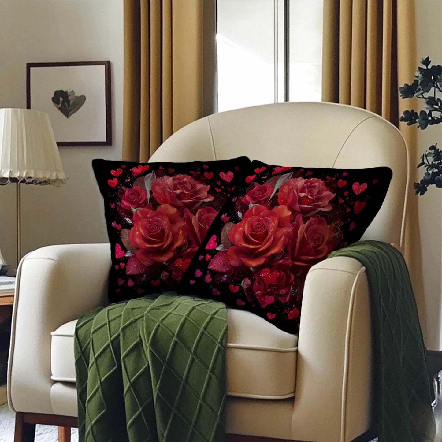 Heart Throw Pillow Covers 18x18 Set of 2 | Minimalist Line Art Cushion Covers | Neutral Decorative Pillowcase for Sofa Couch Living Room Bedroom | Modern Home Decor BST326H