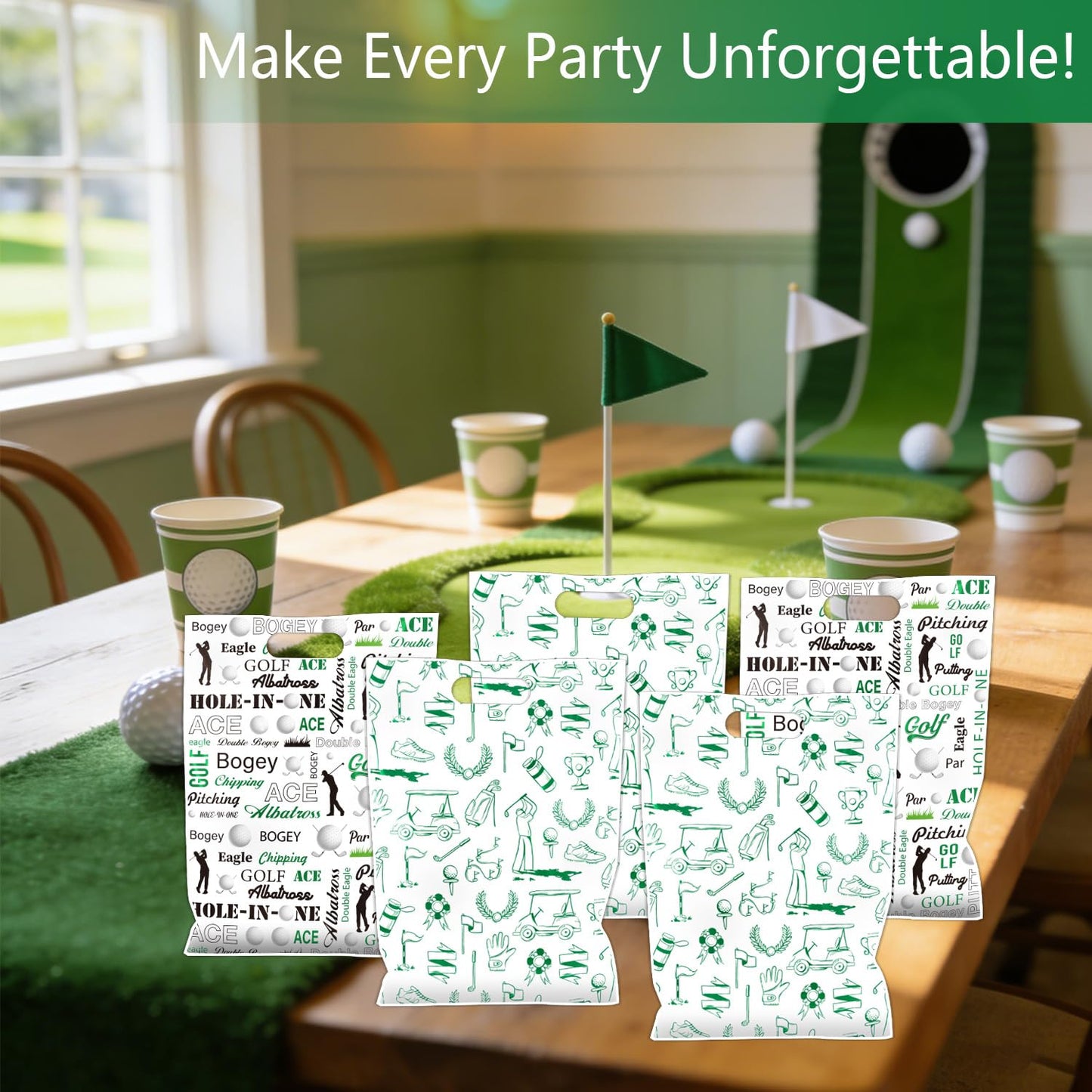 Falueqg Frog Party Favor Bags - 50 Pcs Green Frog Goodie Candy Gift Bags Summer Animal Theme Party Supplies for Birthday Baby Shower Decorations BST326H