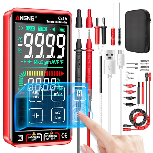 ANENG Digital Multimeter Tester Smart Touch TRMS 88